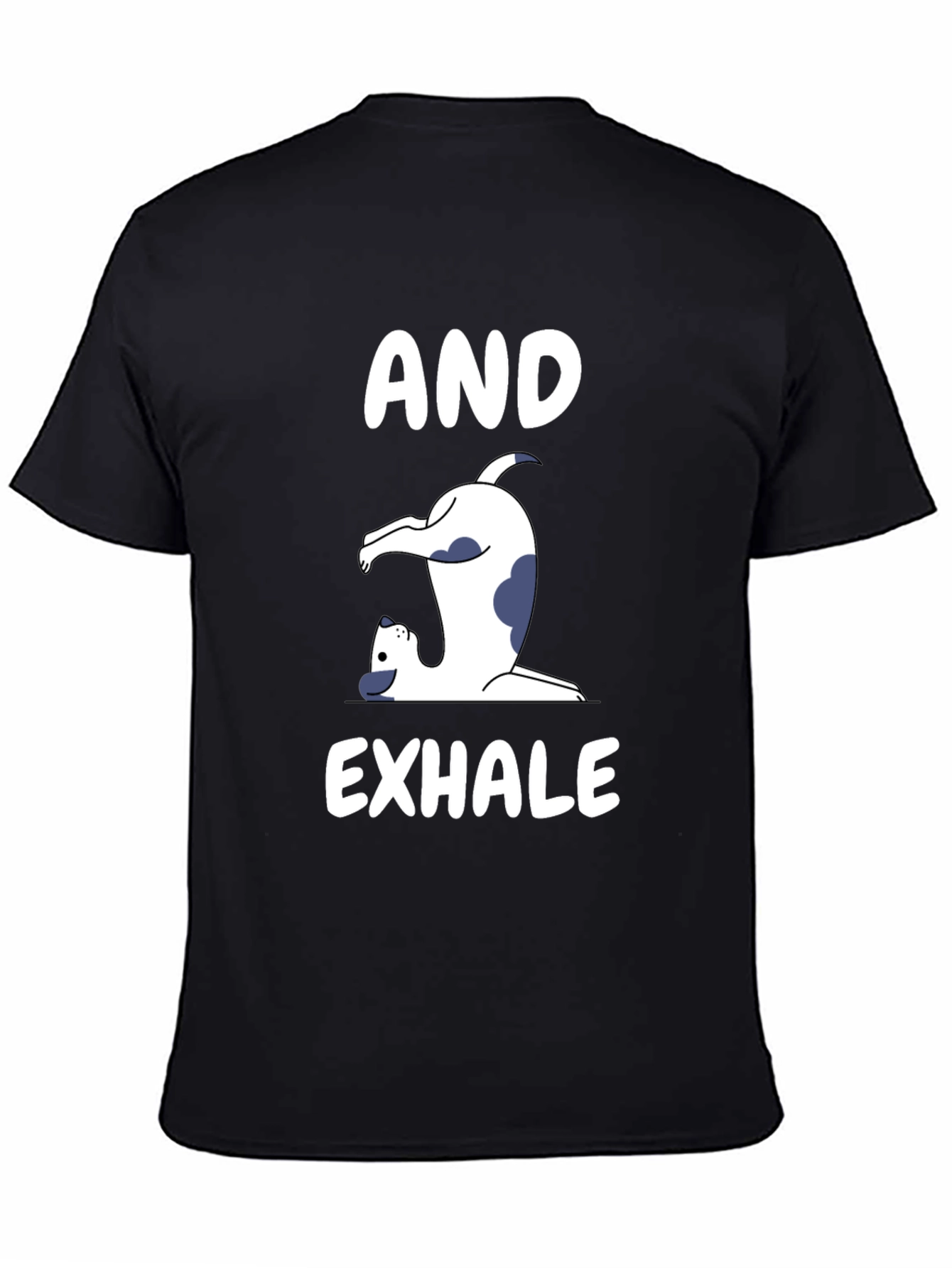 And Exhale Yoga Dog T-Shirt