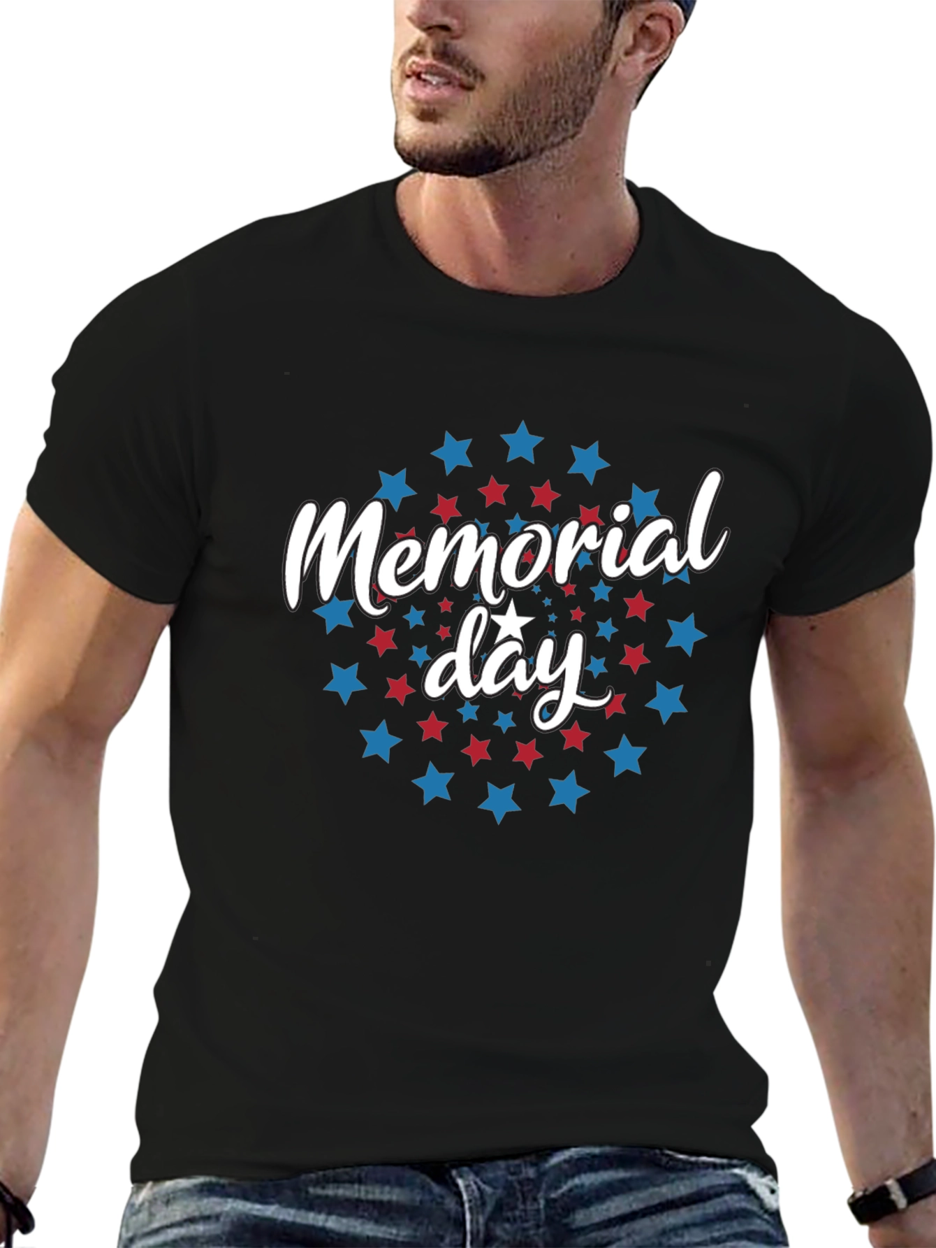 Memorial Day T-Shirt - Stars and Stripes