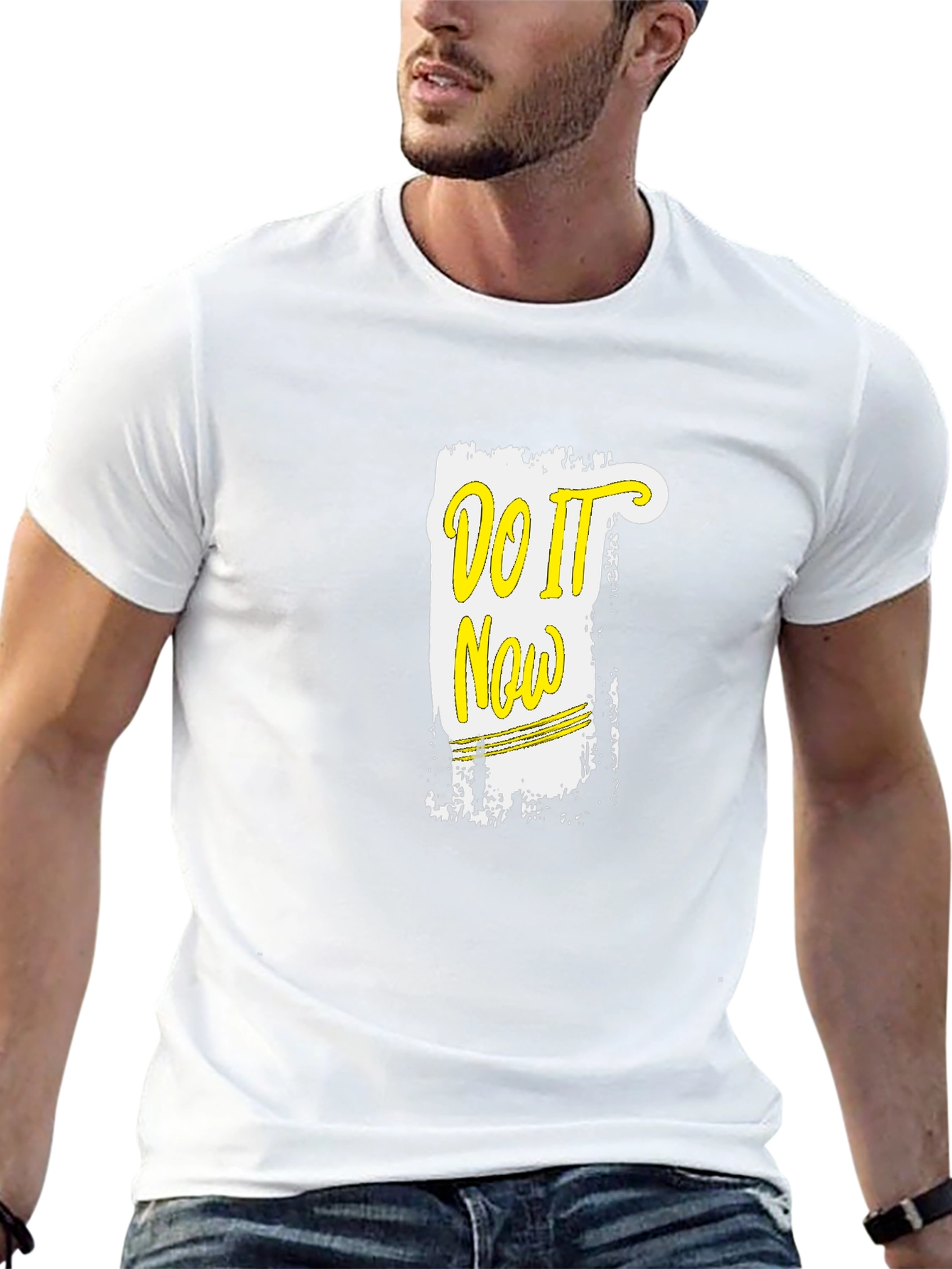 Do It Now - Mens Black Graphic T-Shirt