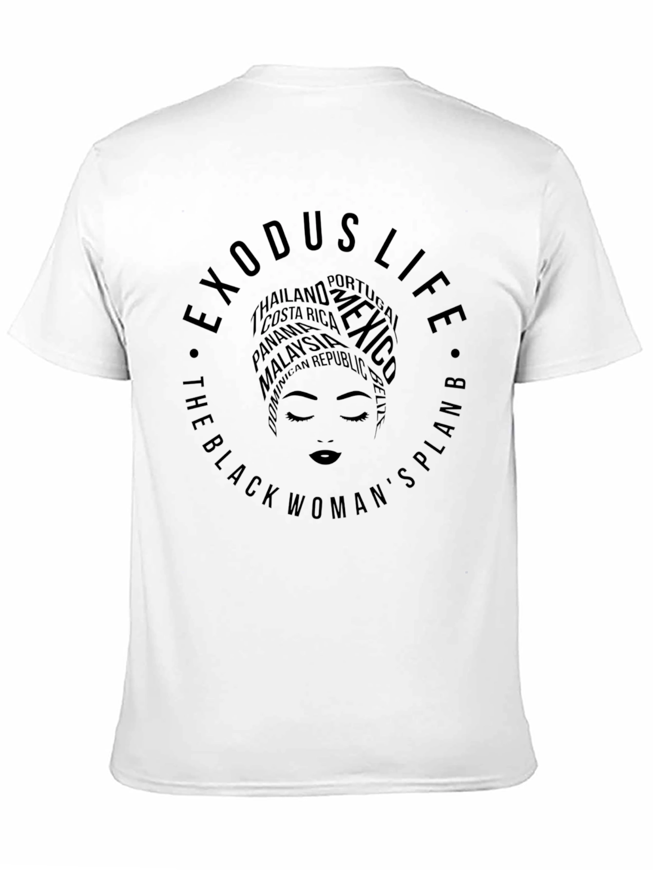 Exodus Life Black Womans Plan T-Shirt
