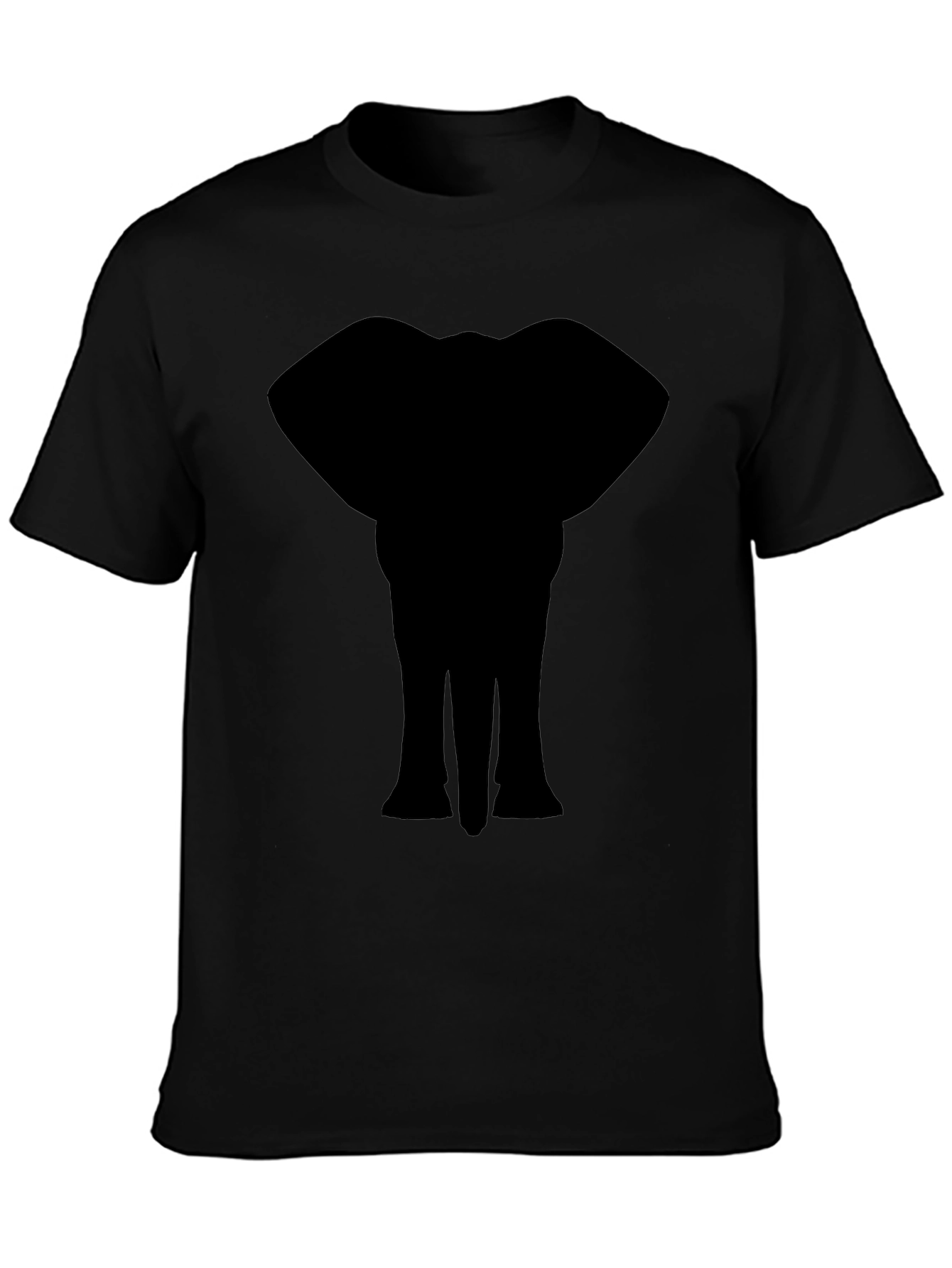 Elephant Silhouette T-Shirt - Modern Graphic Tee