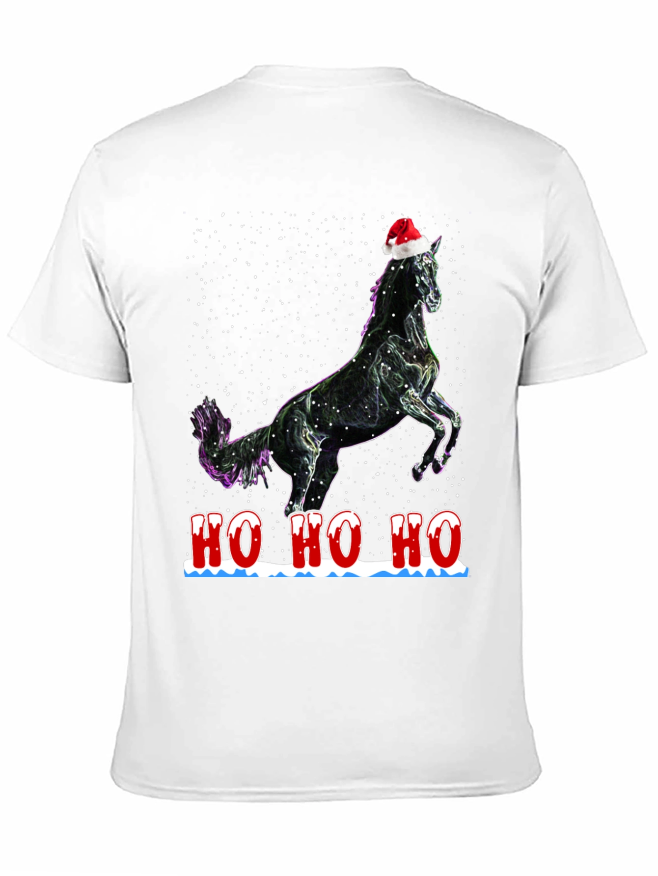 Festive Horse T-Shirt - Holiday Cheer