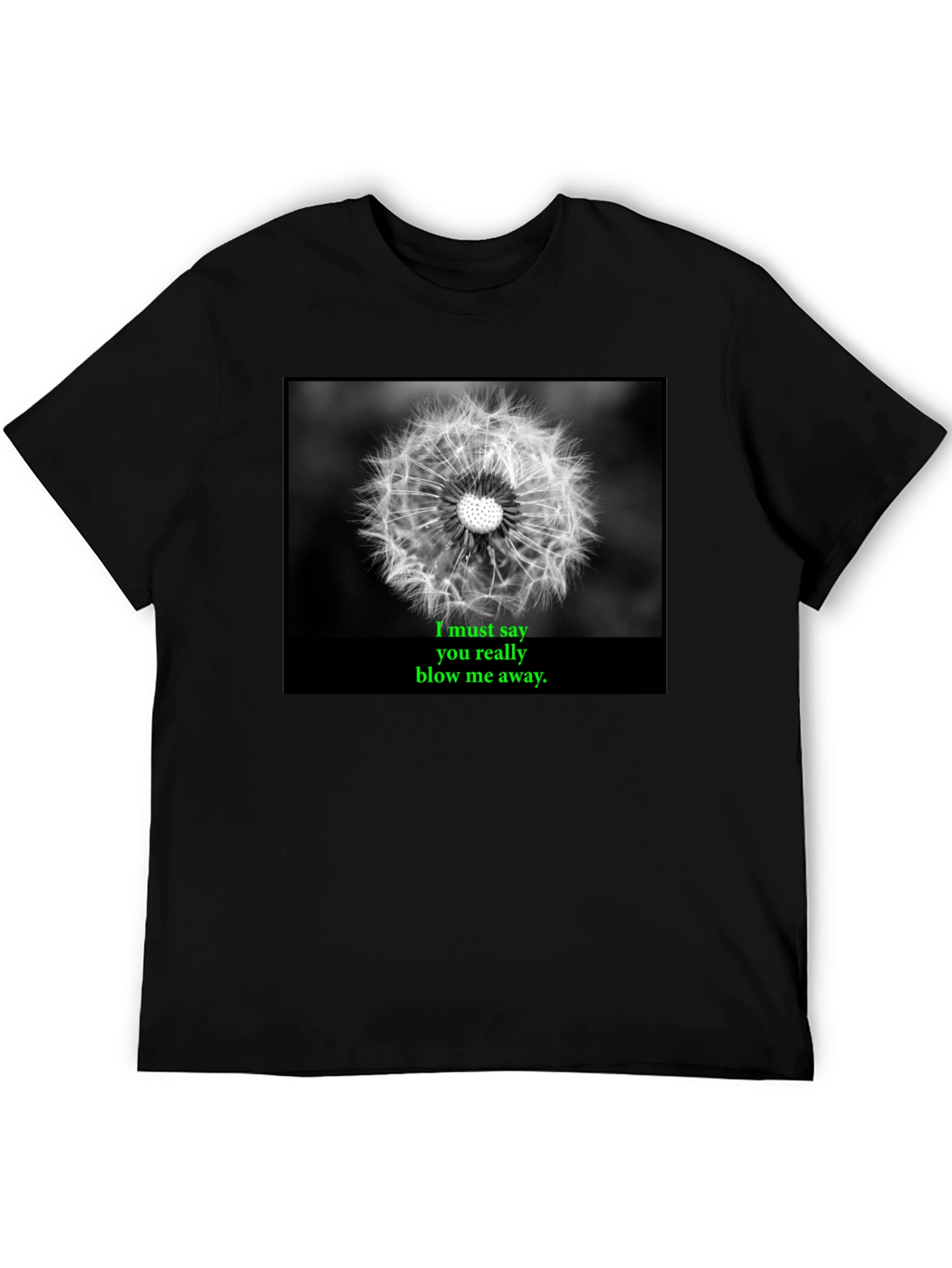 Dandelion Blow Me Away Graphic Tee
