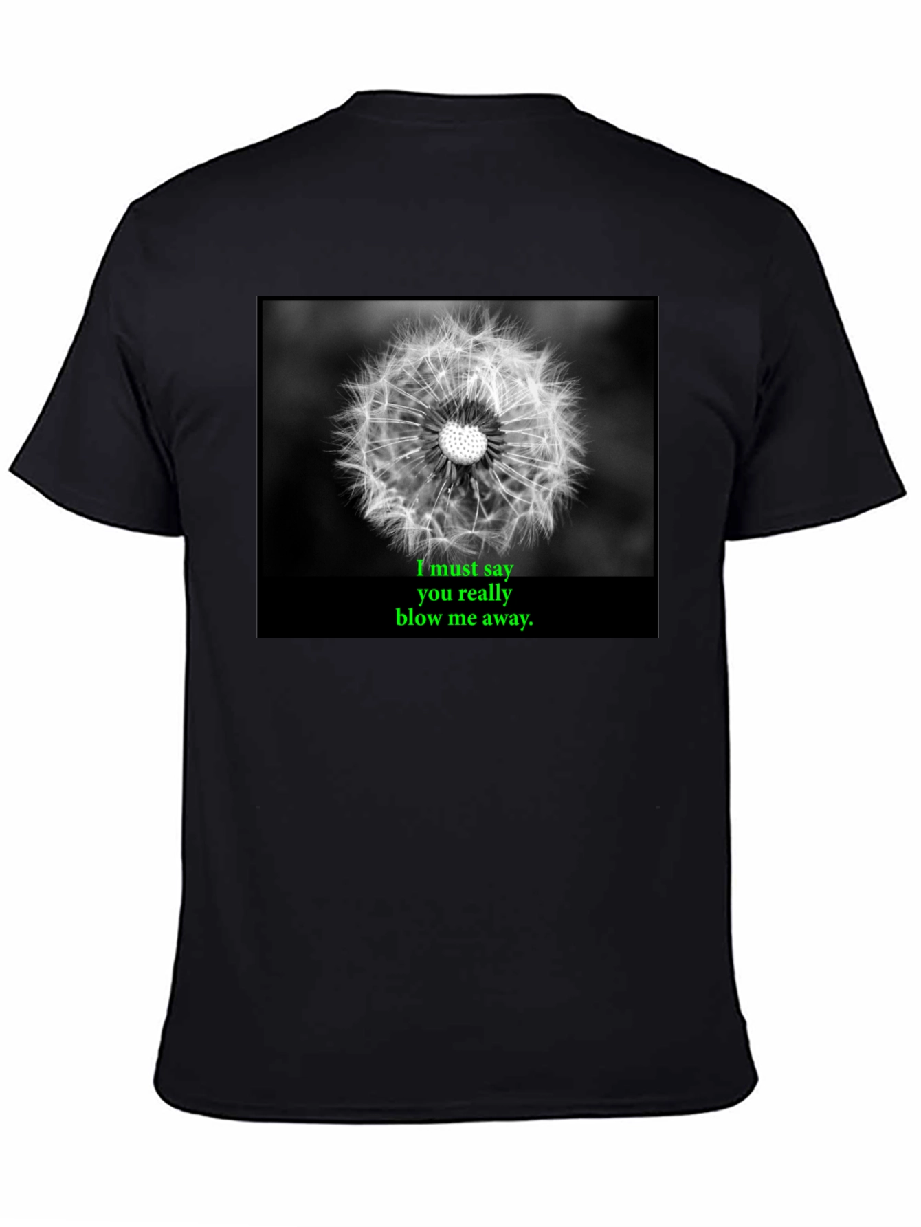 Dandelion Blow Me Away Graphic Tee