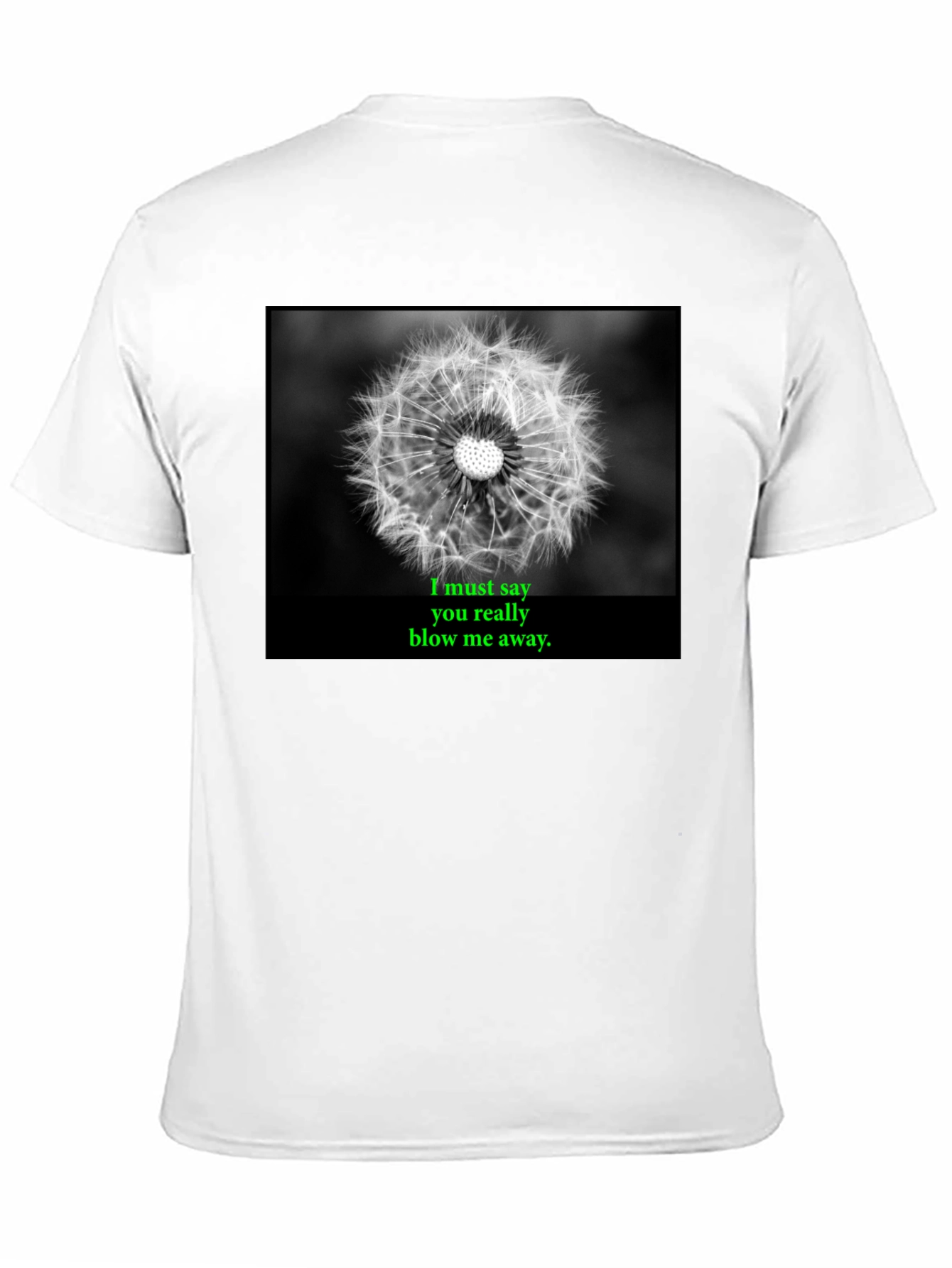 Dandelion Blow Me Away Graphic Tee