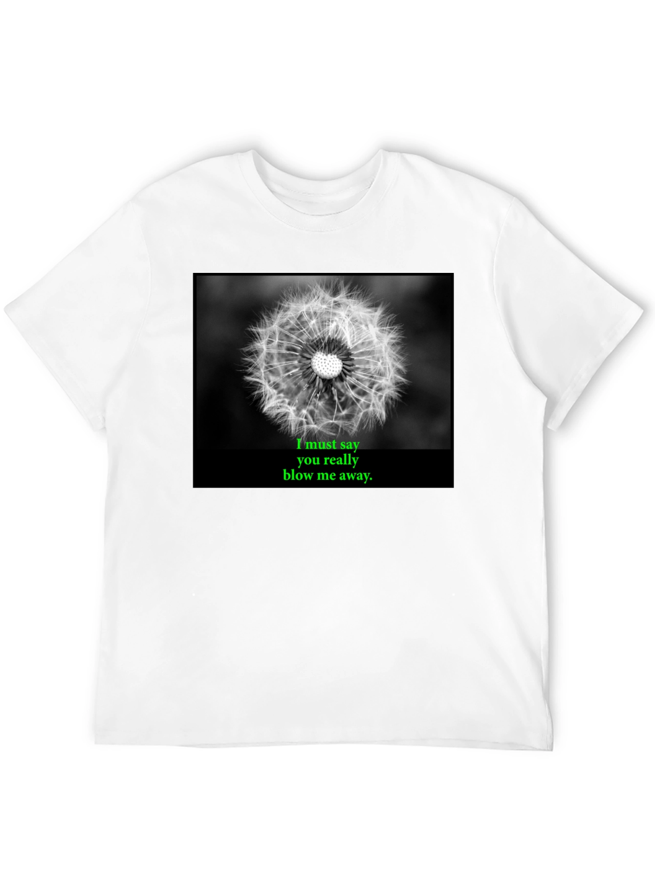 Dandelion Blow Me Away Graphic Tee