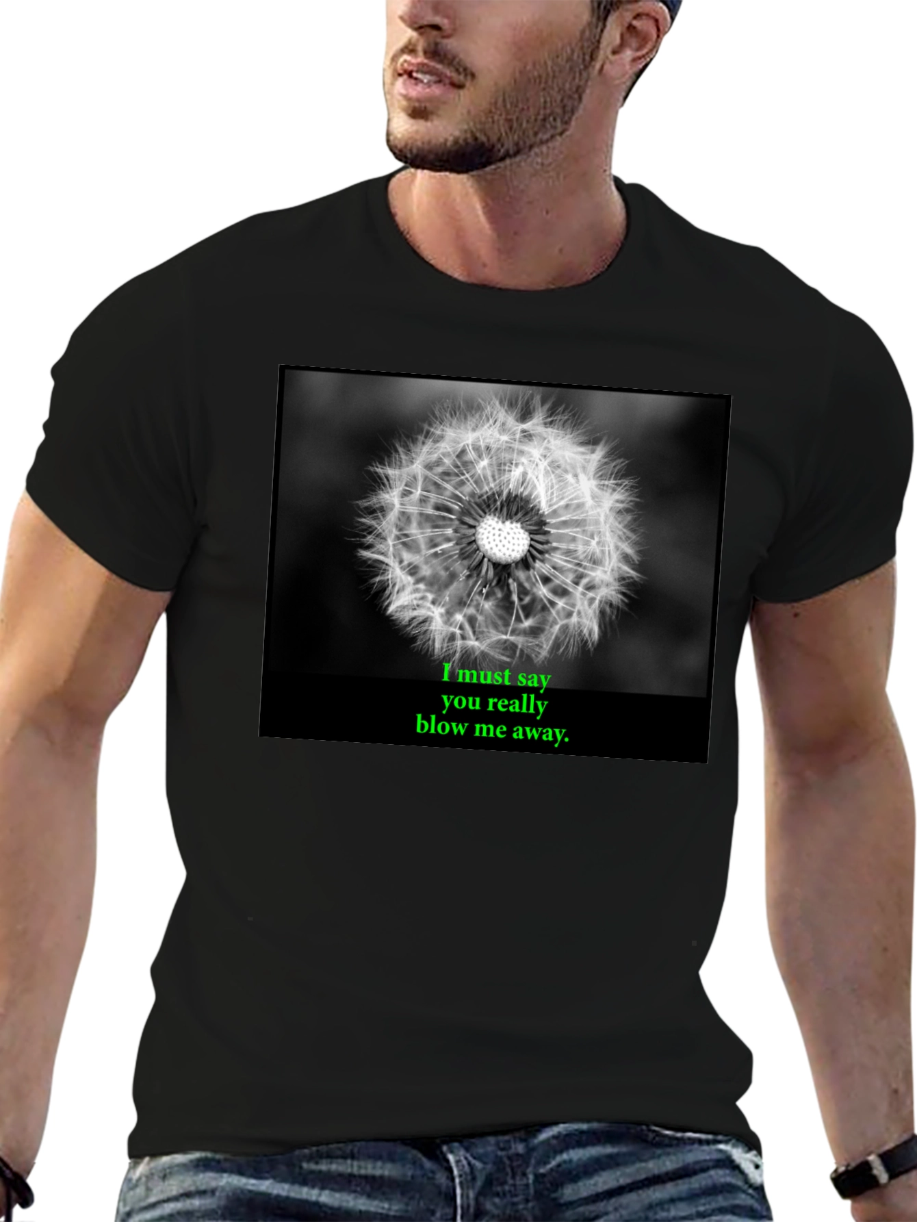 Dandelion Blow Me Away Graphic Tee