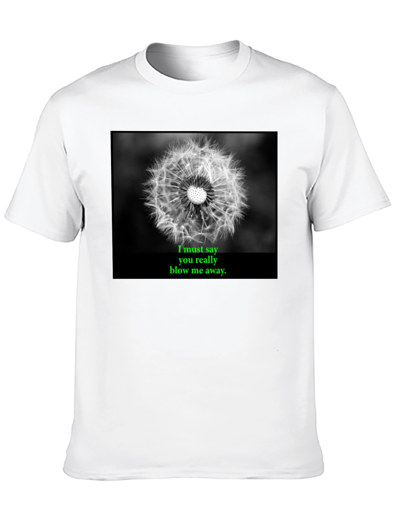 Dandelion Blow Me Away Graphic Tee
