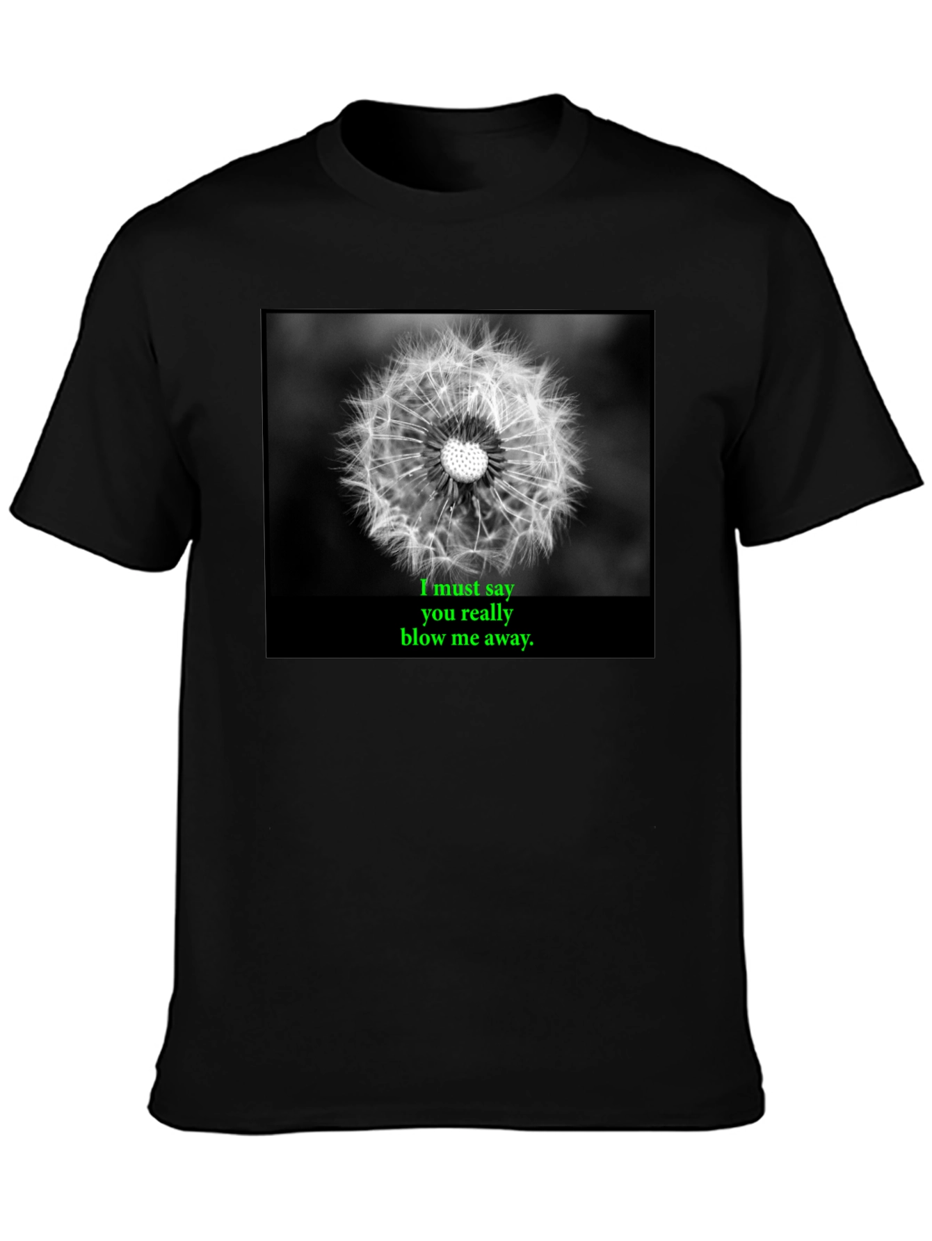 Dandelion Blow Me Away Graphic Tee