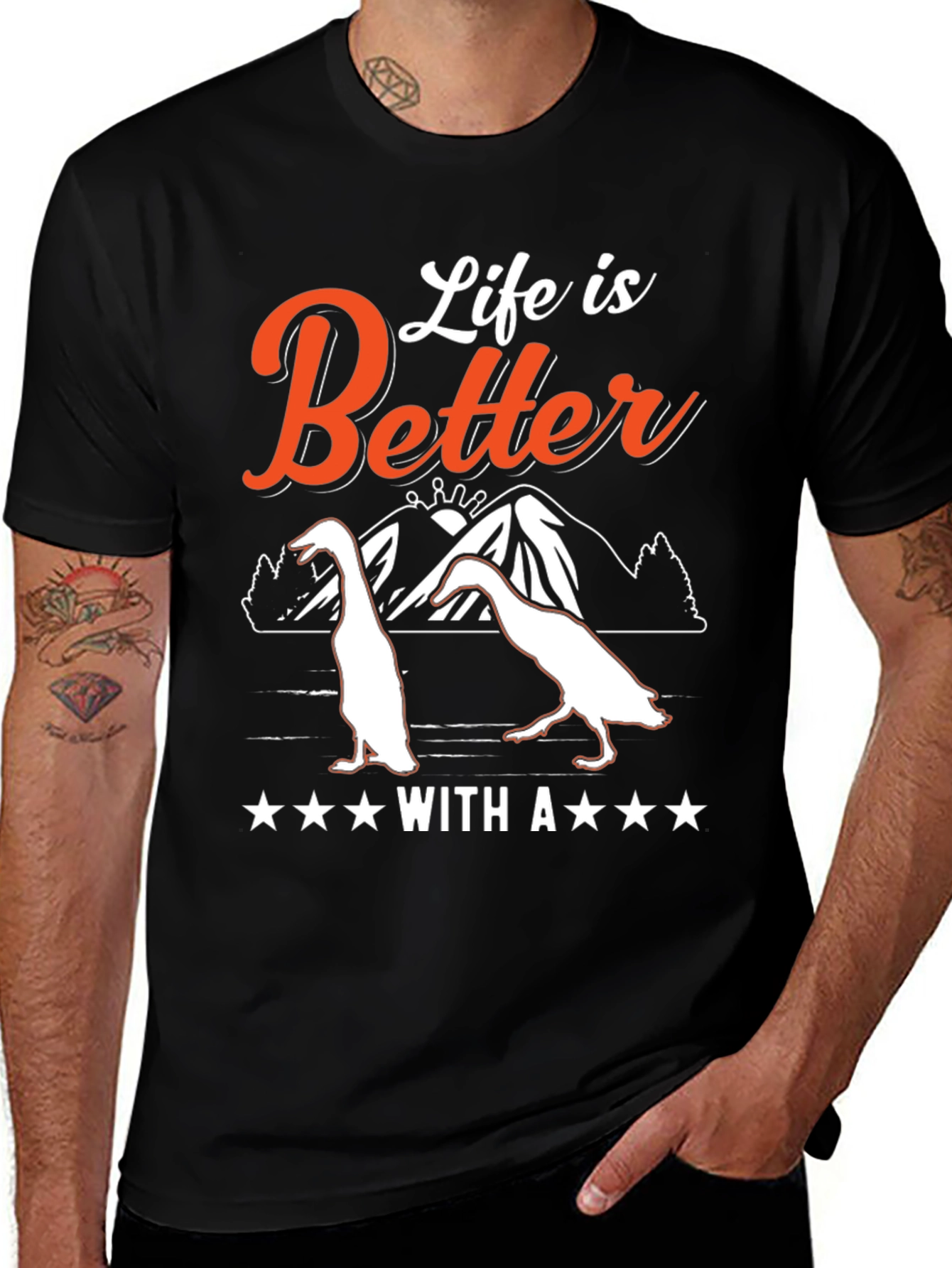 Life is Better With Ducks Graphic Tee