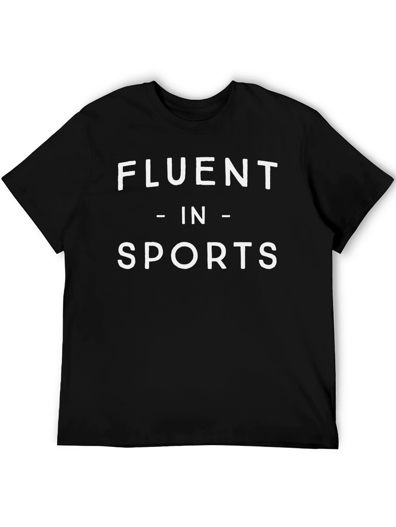 Fluent in Sports Graphic T-Shirt