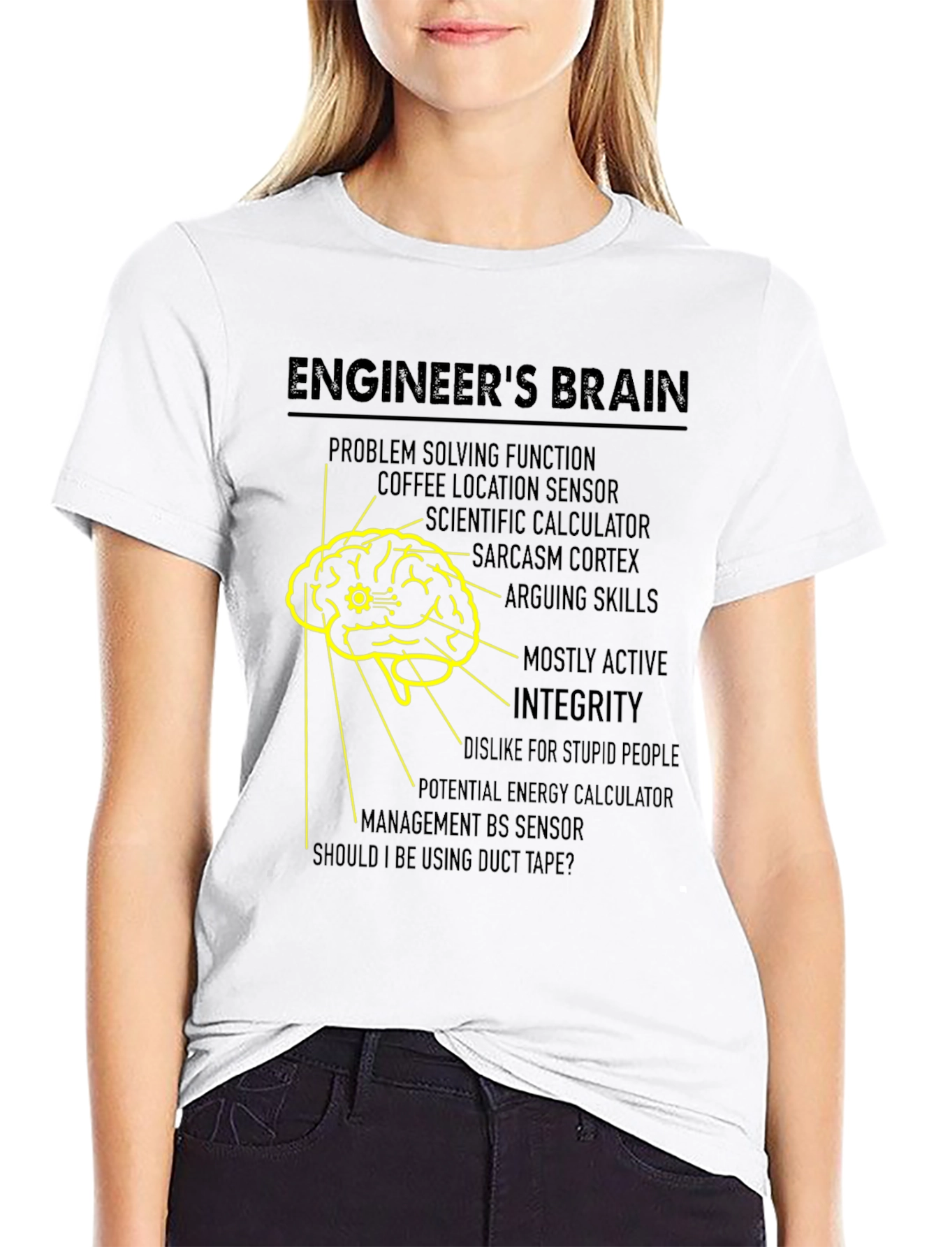Engineers Brain T-Shirt - Funny Engineering Tee