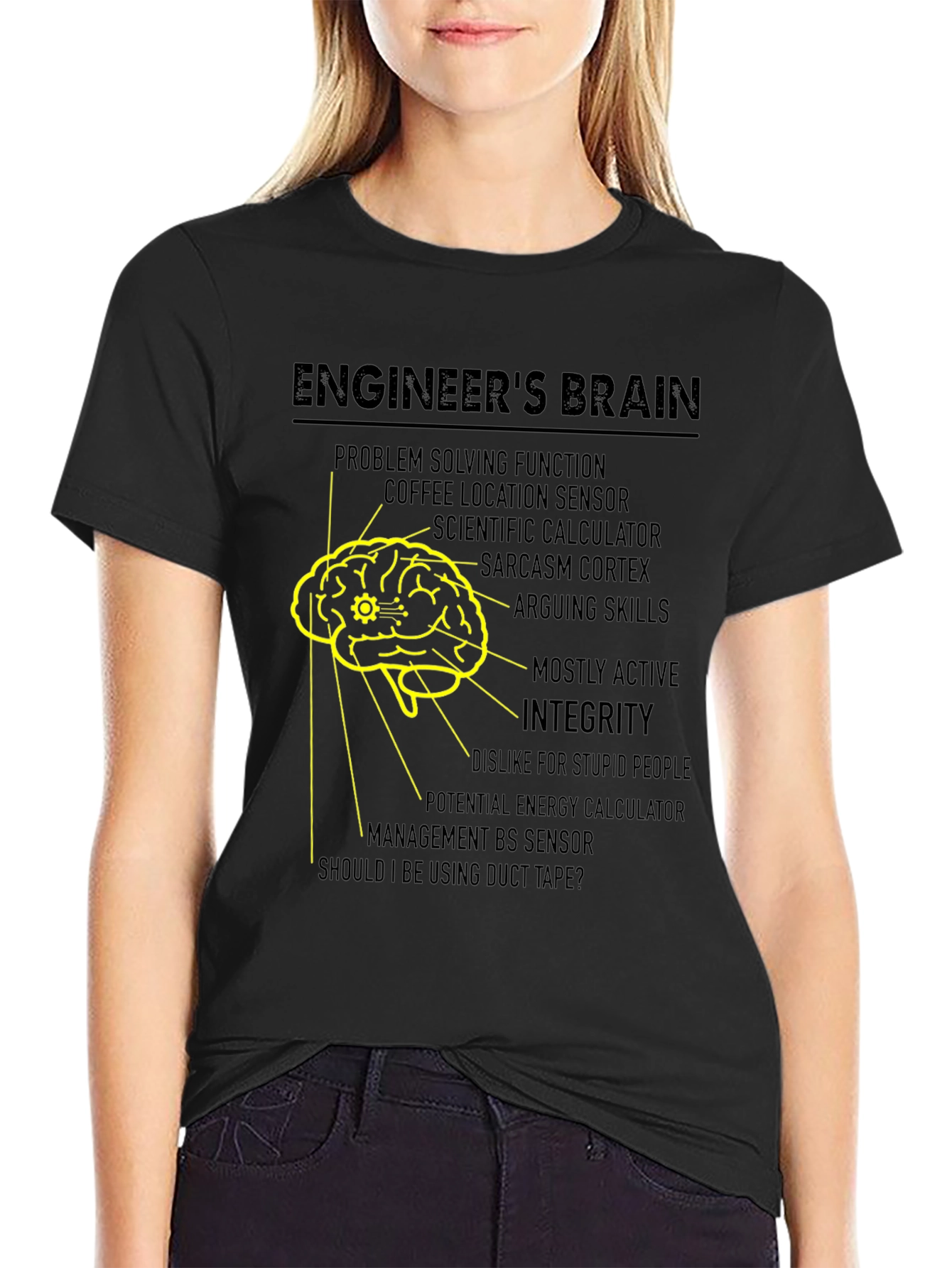 Engineers Brain T-Shirt - Funny Engineering Tee