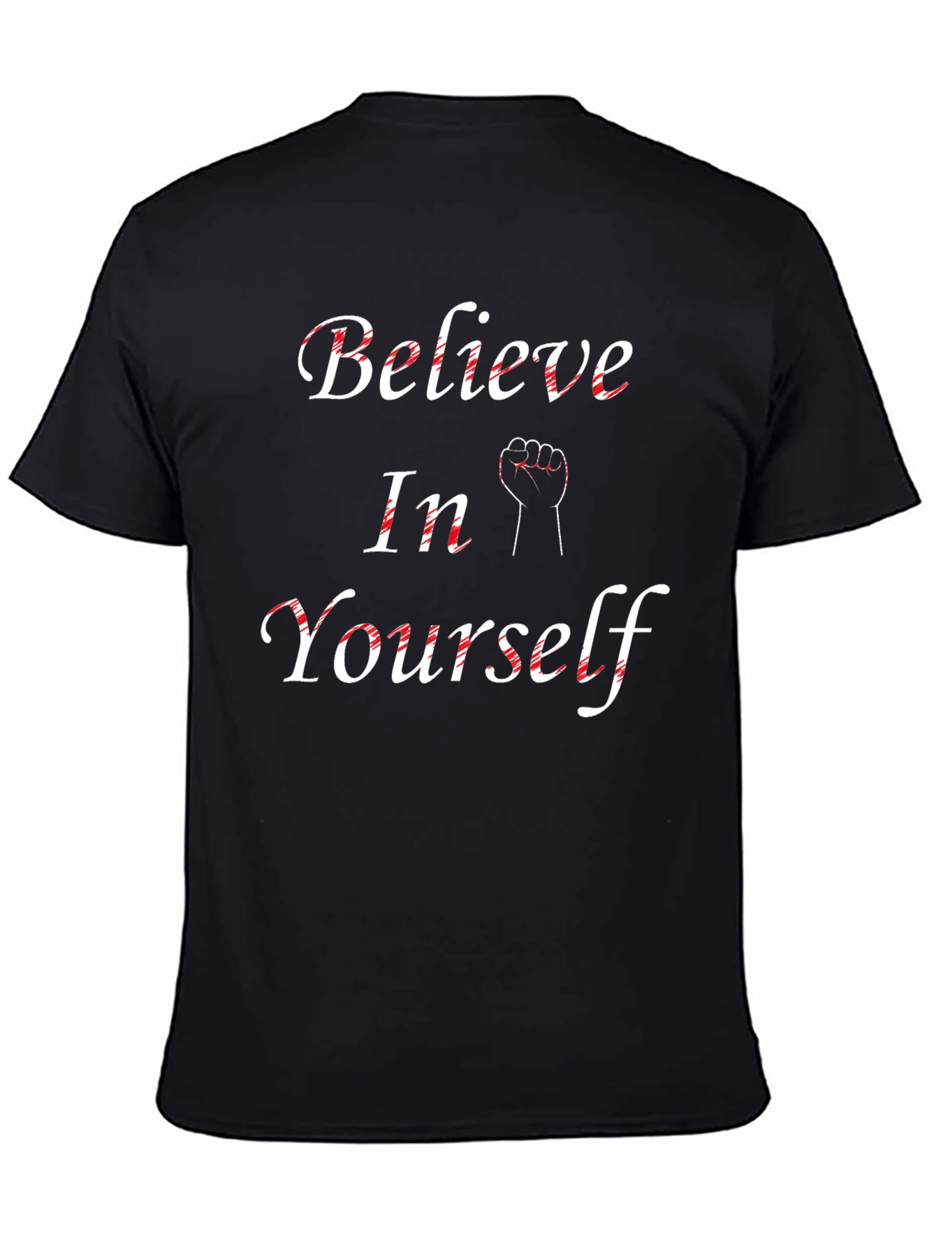 Believe In Yourself Black Graphic Tee