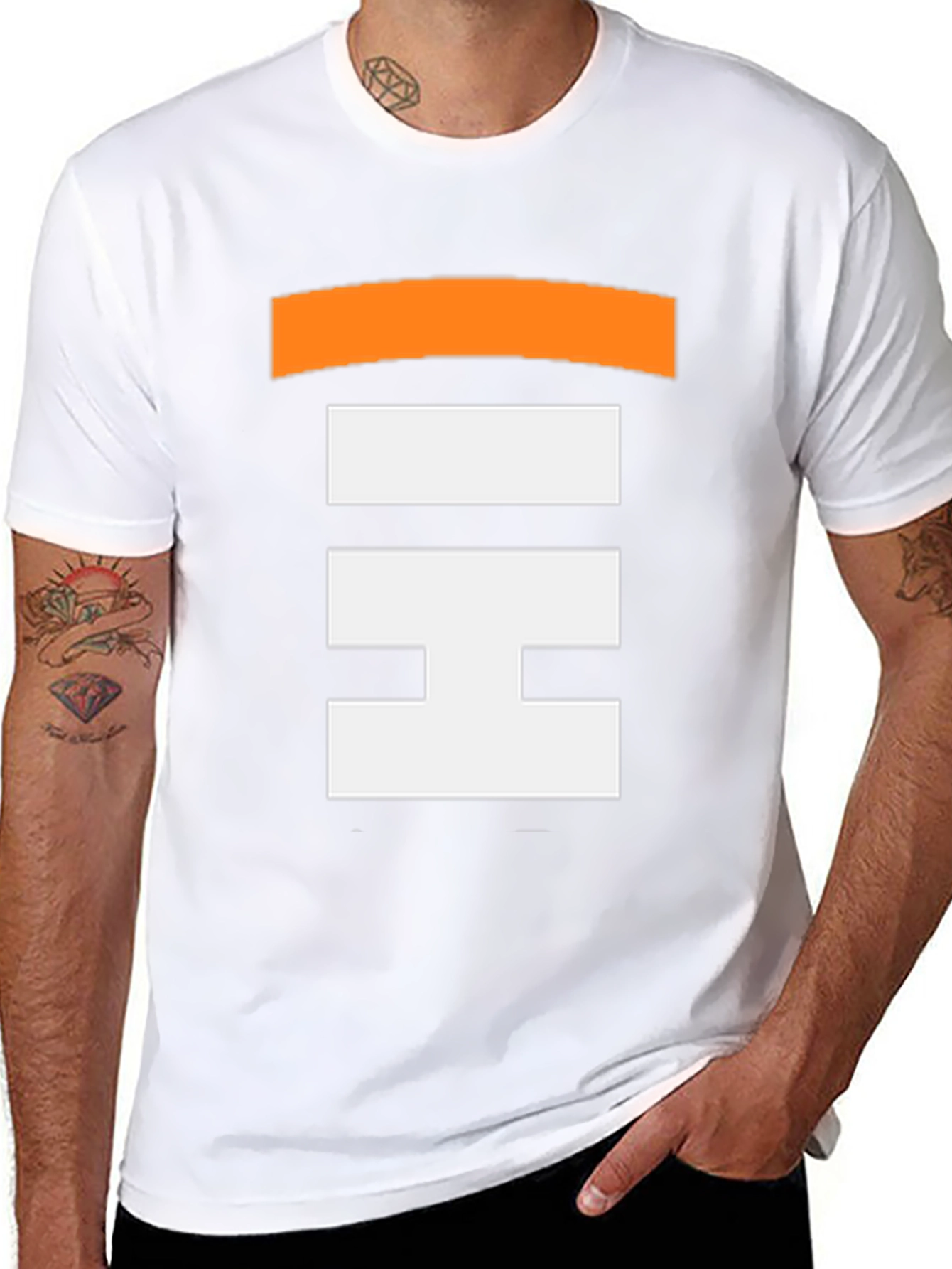 Geometric Graphic Tee - Modern Design