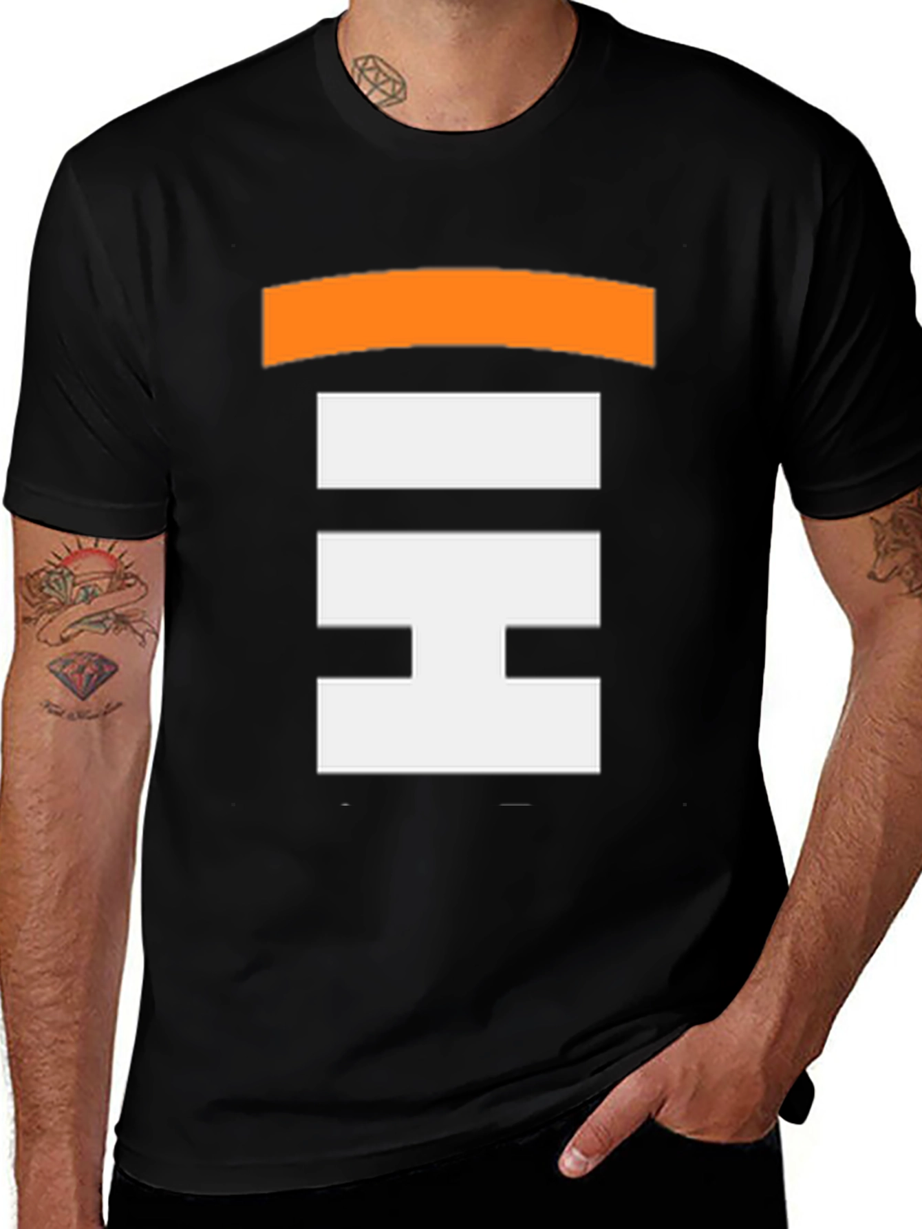 Geometric Graphic Tee - Modern Design