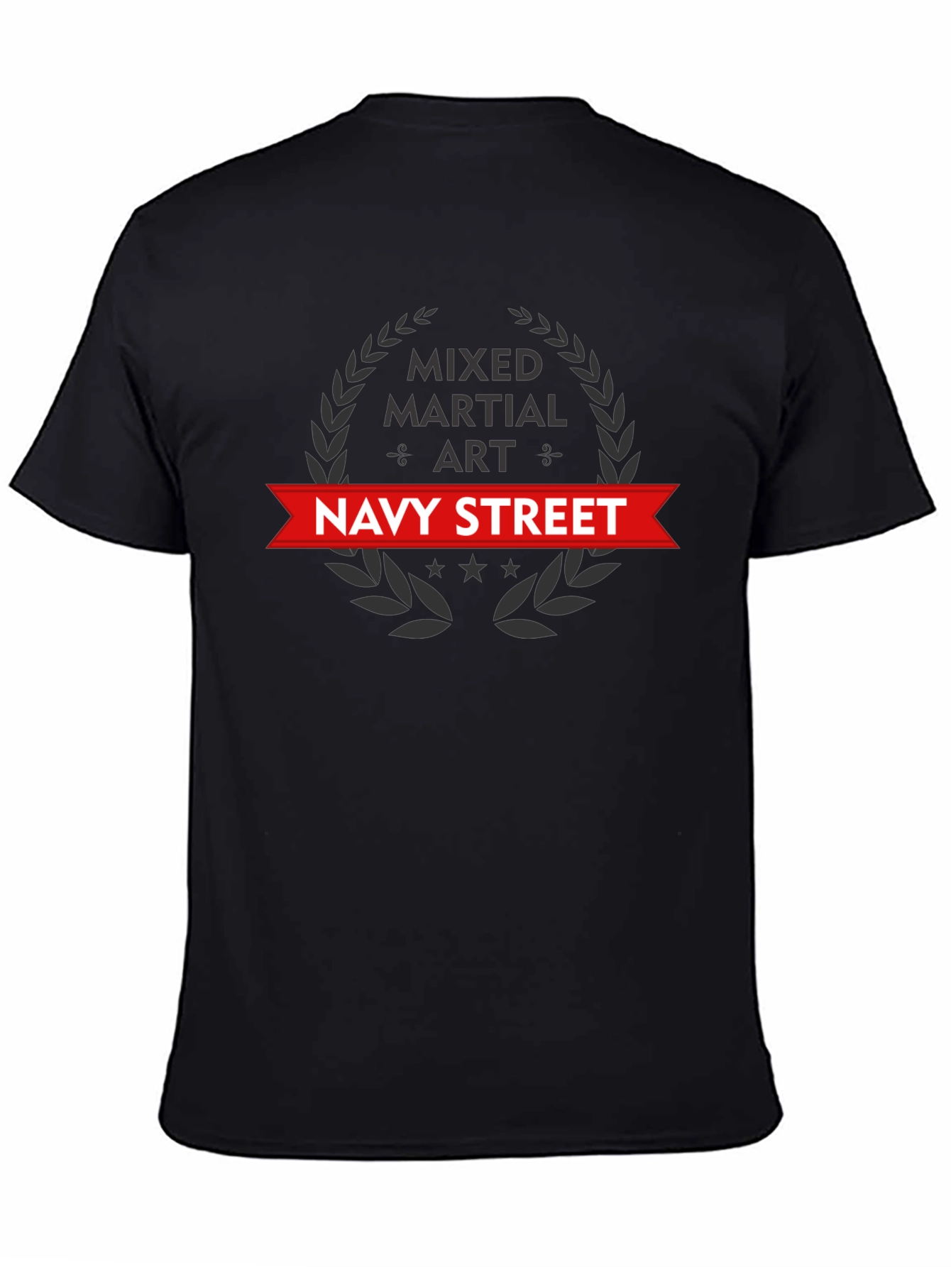 Navy Street Mixed Martial Arts Black T-Shirt