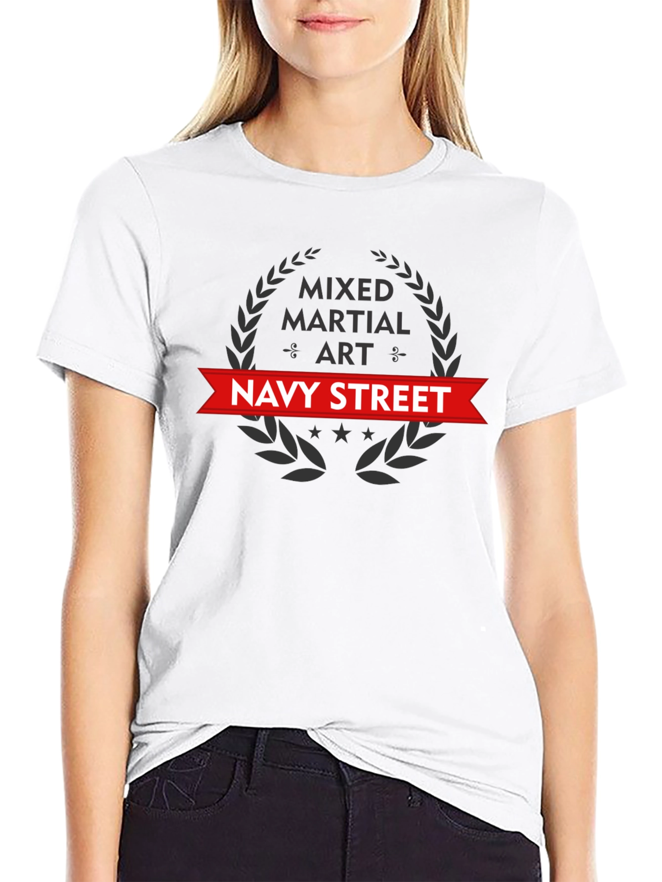 Navy Street Mixed Martial Arts Black T-Shirt