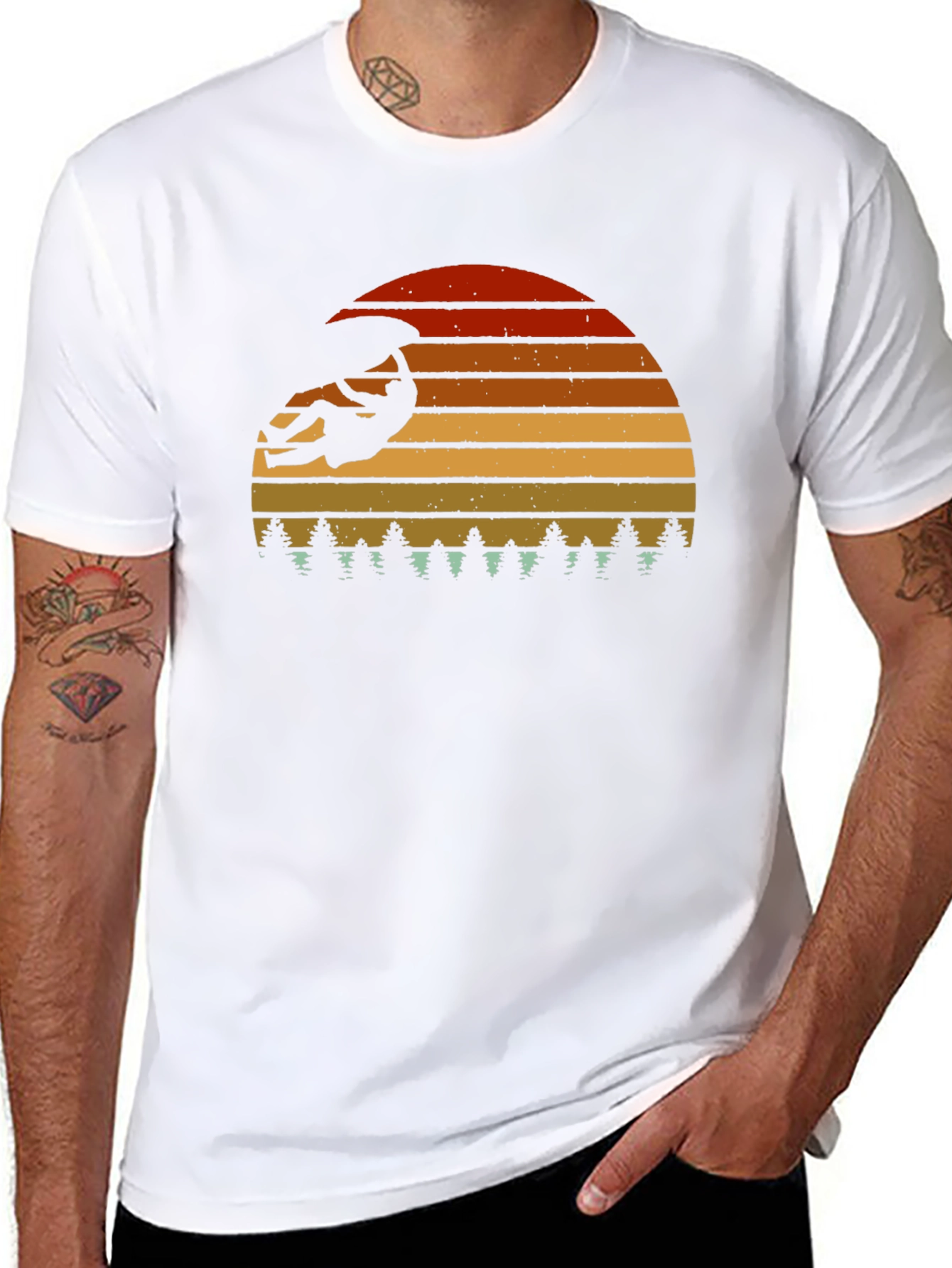 Climber Sunset Graphic Tee