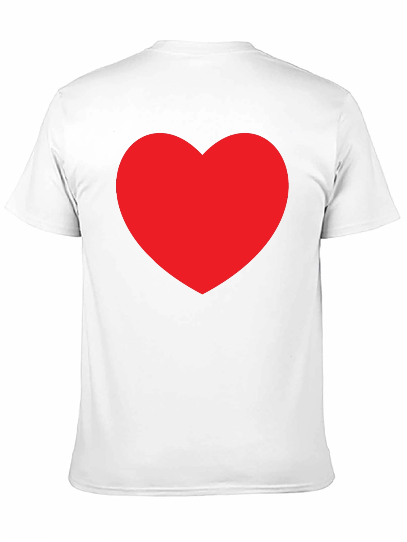 Bold Red Heart Graphic Tee - Classic Fit