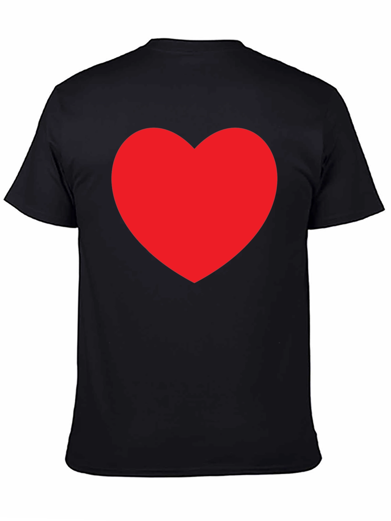 Bold Red Heart Graphic Tee - Classic Fit