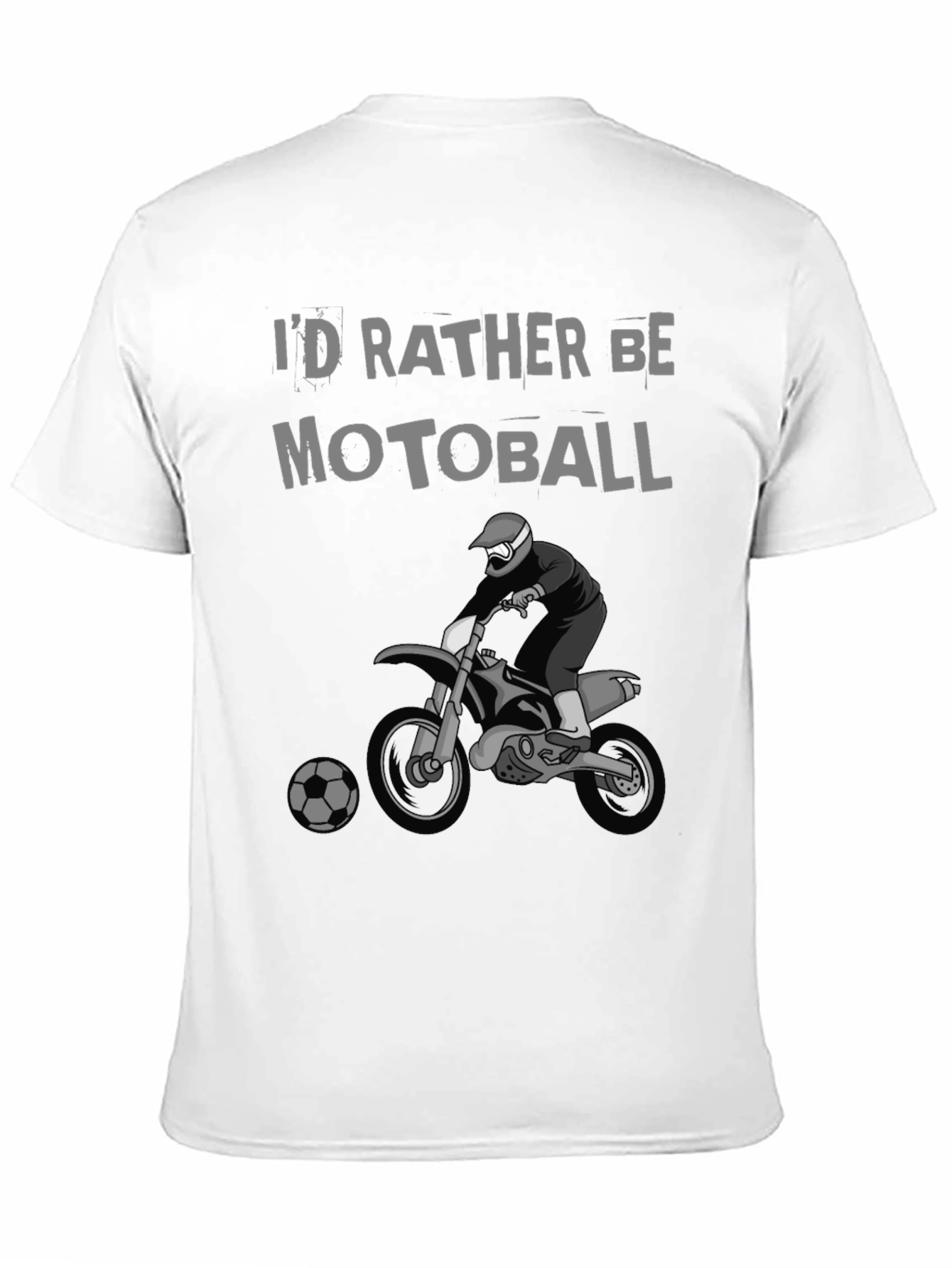 Motoball T-Shirt - Biker Soccer Tee