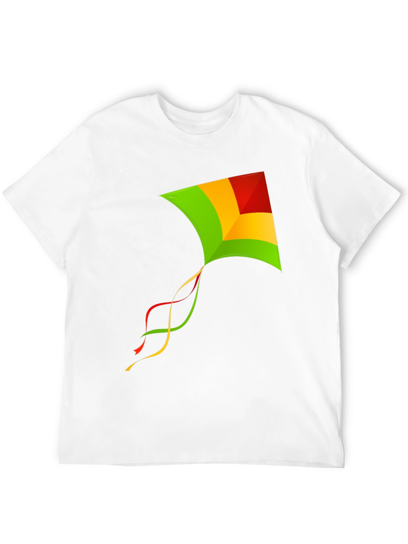 Kite Graphic Tee - Stylish Mens Black T-Shirt