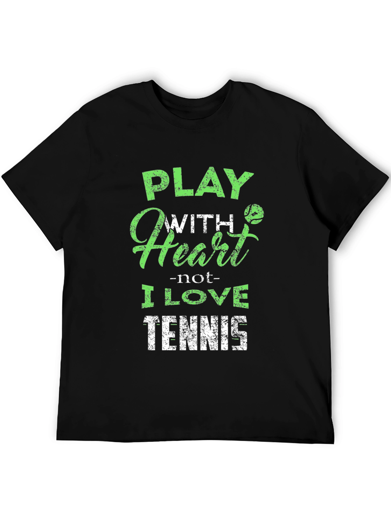 Play Tennis With Heart Graphic Tee