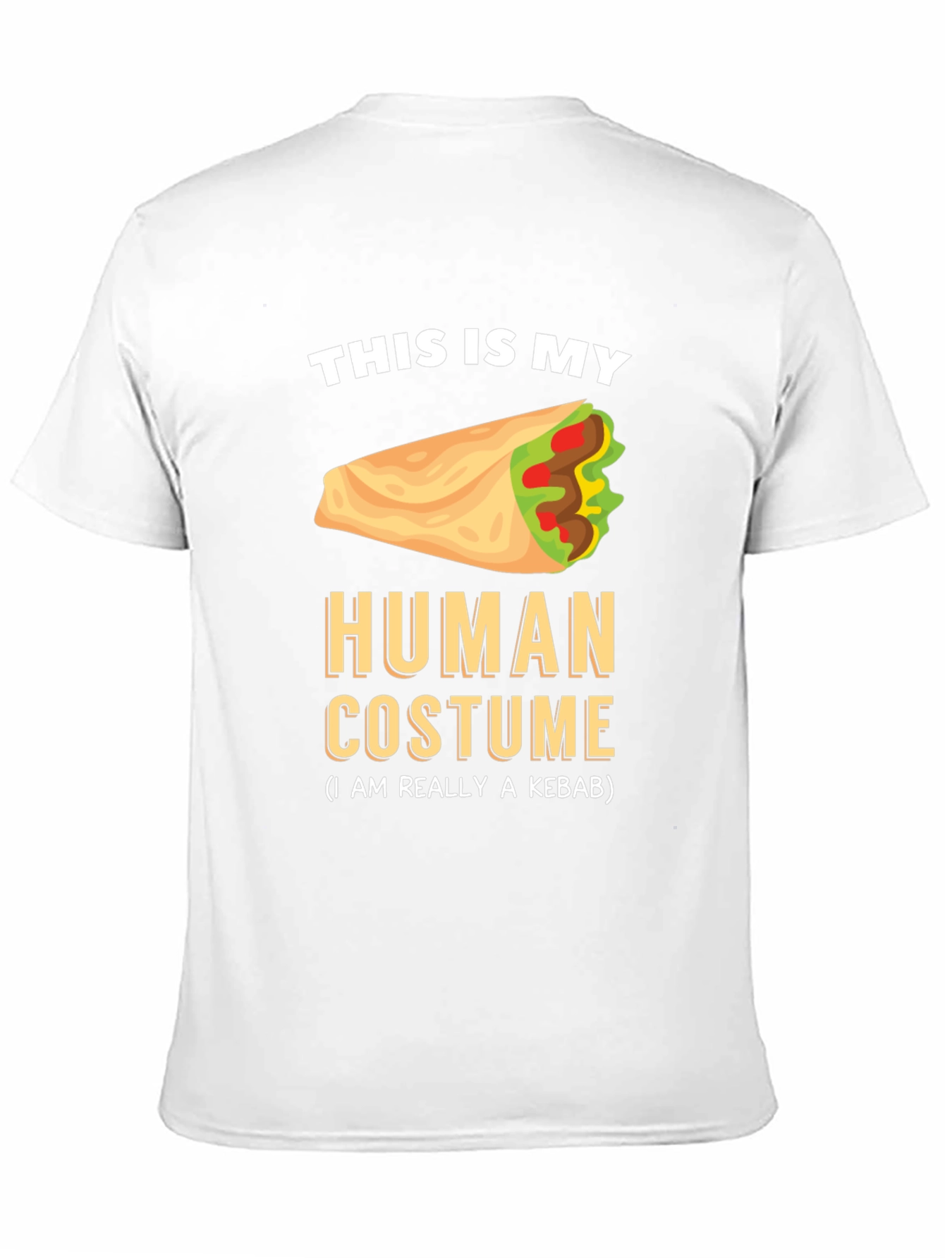 Kebab Costume Graphic Tee - Funny Foodie T-Shirt