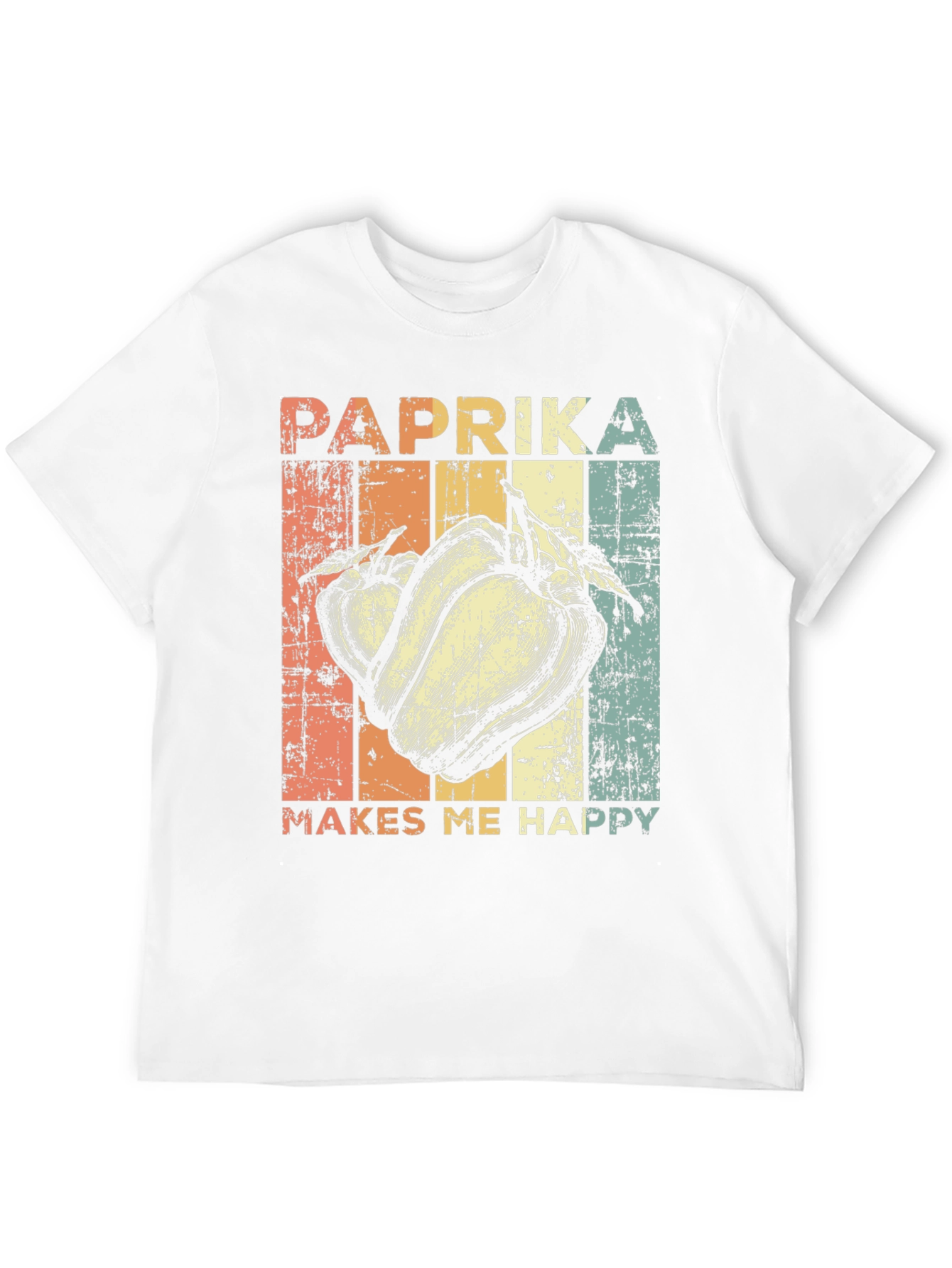 Paprika Makes Me Happy T-Shirt - Retro Style