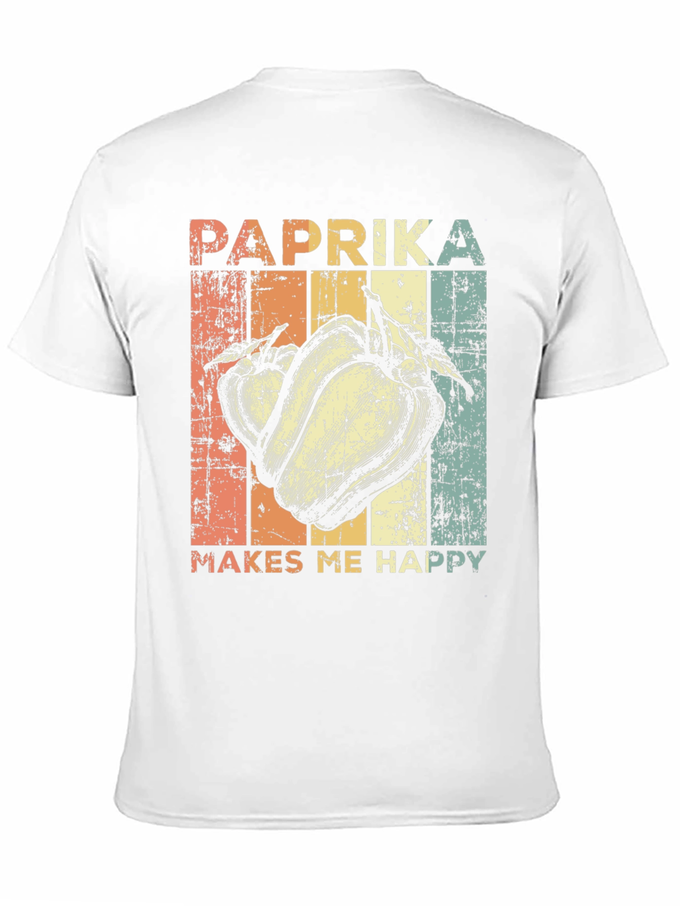 Paprika Makes Me Happy T-Shirt - Retro Style