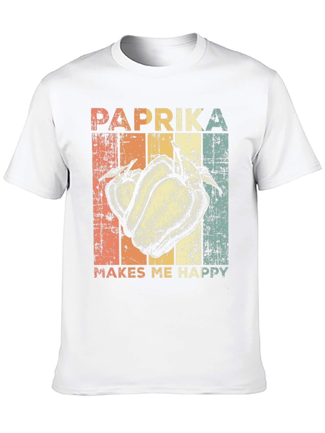 Paprika Makes Me Happy T-Shirt - Retro Style