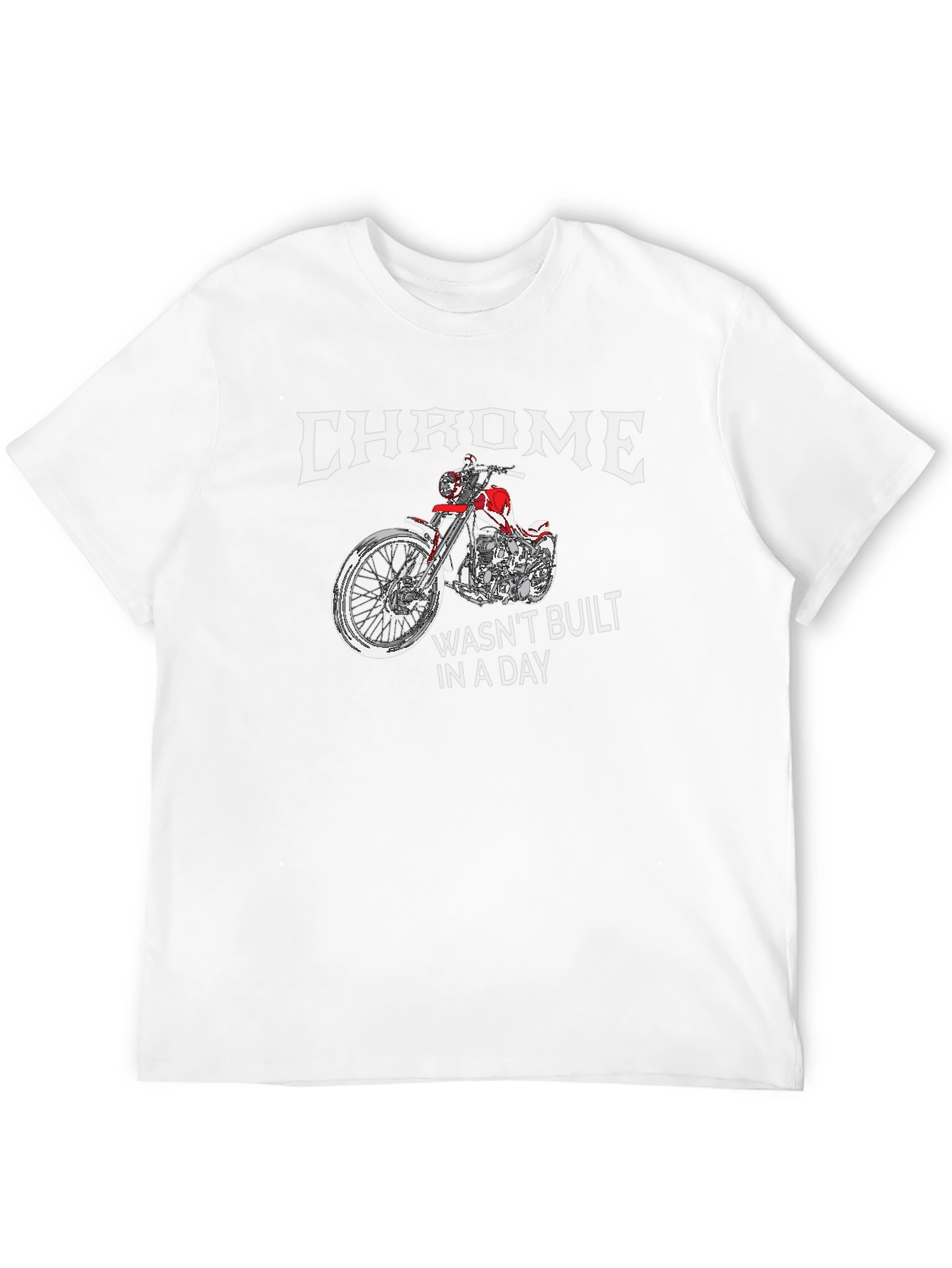 Chrome Motorcycle Graphic T-Shirt