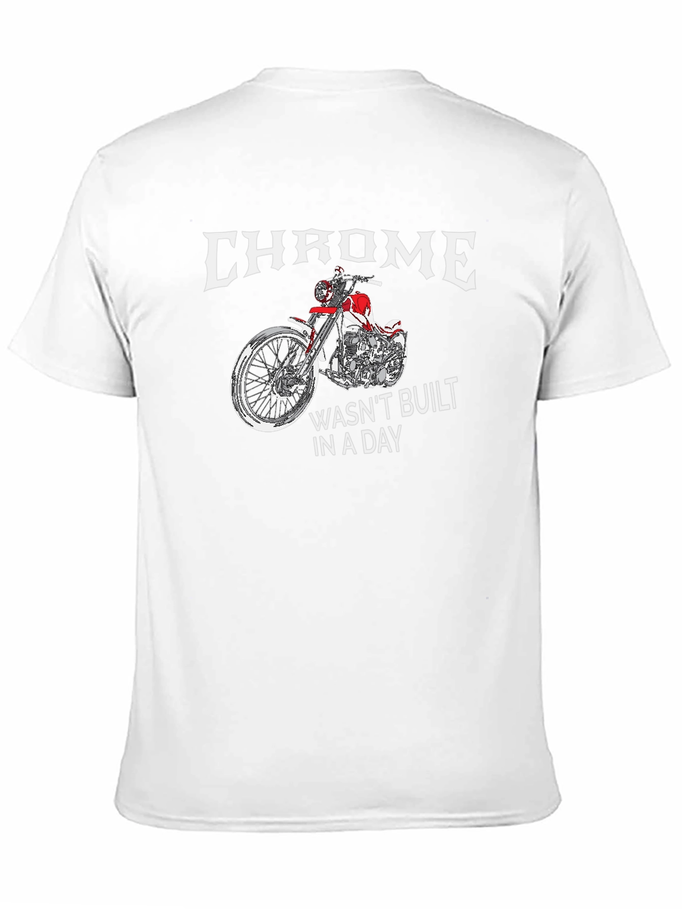 Chrome Motorcycle Graphic T-Shirt