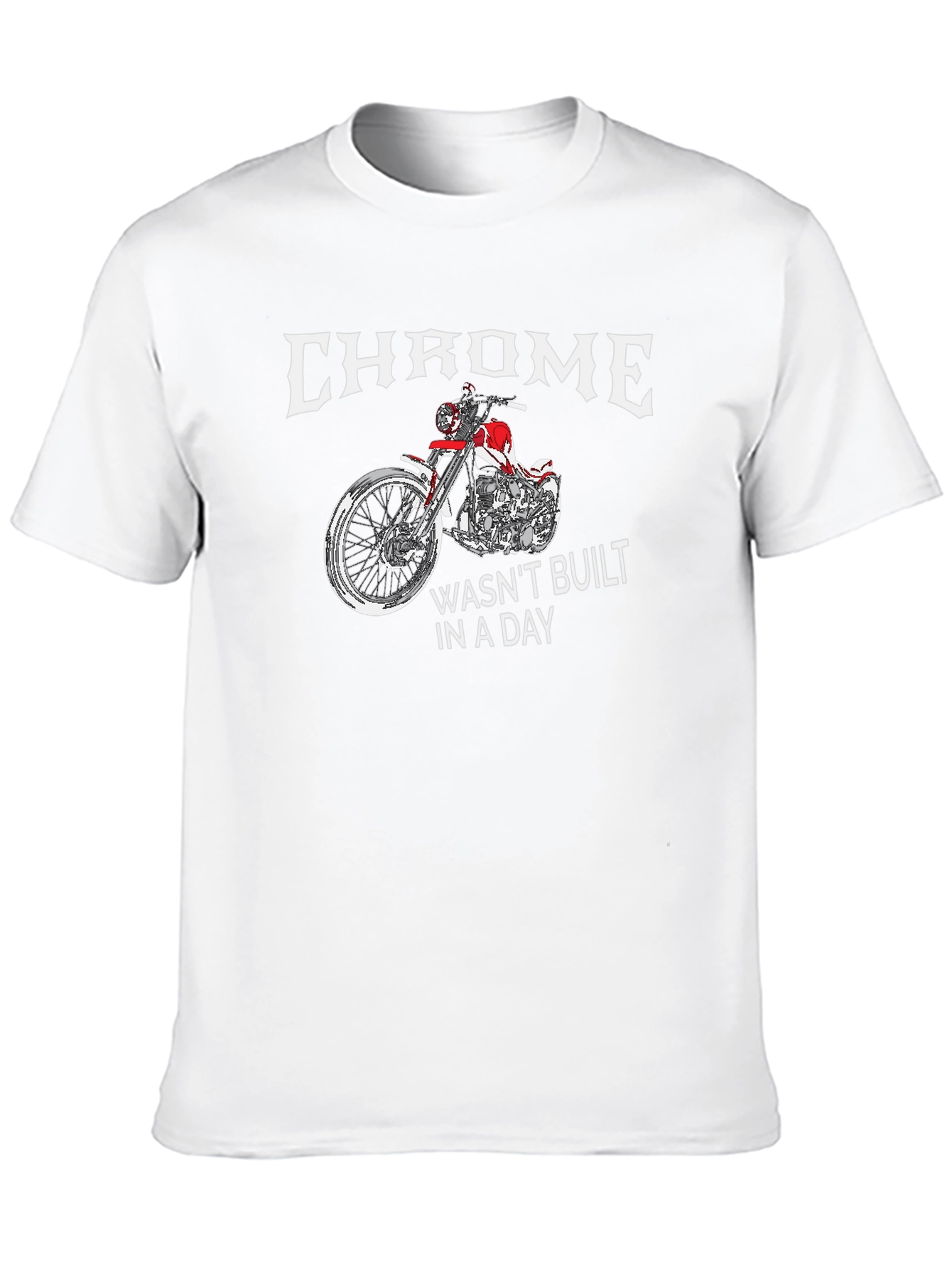 Chrome Motorcycle Graphic T-Shirt