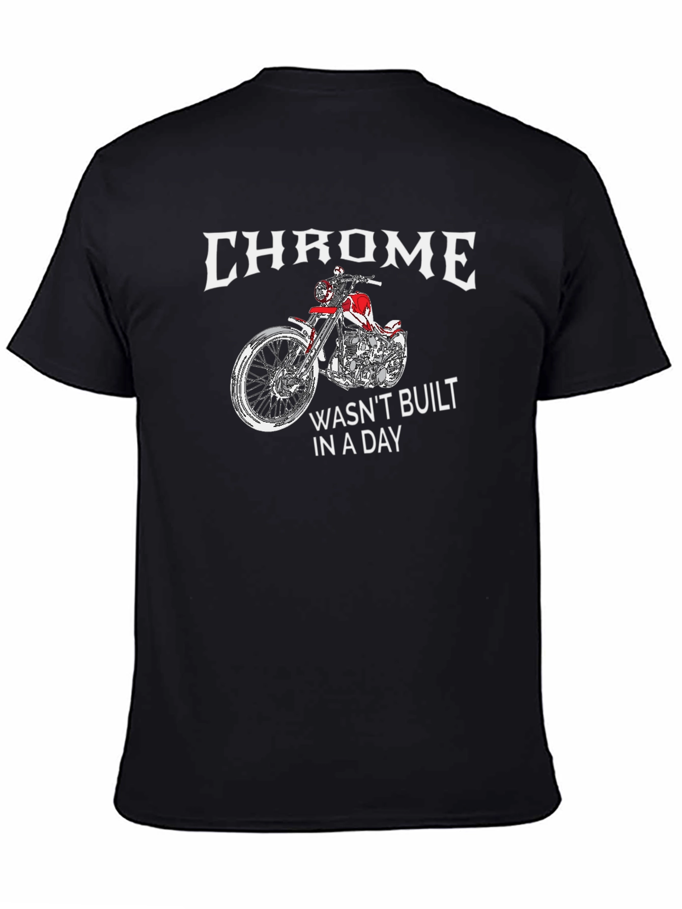 Chrome Motorcycle Graphic T-Shirt