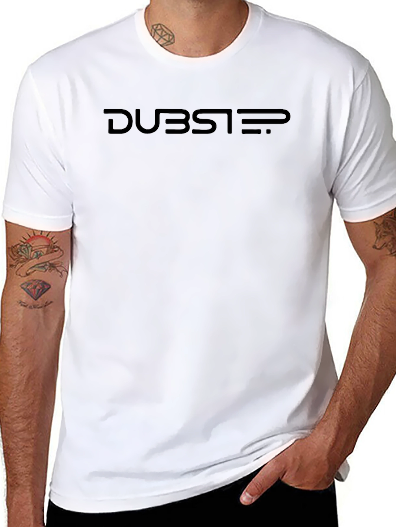 Dubstep Graphic Tee - Premium Black Cotton T-Shirt