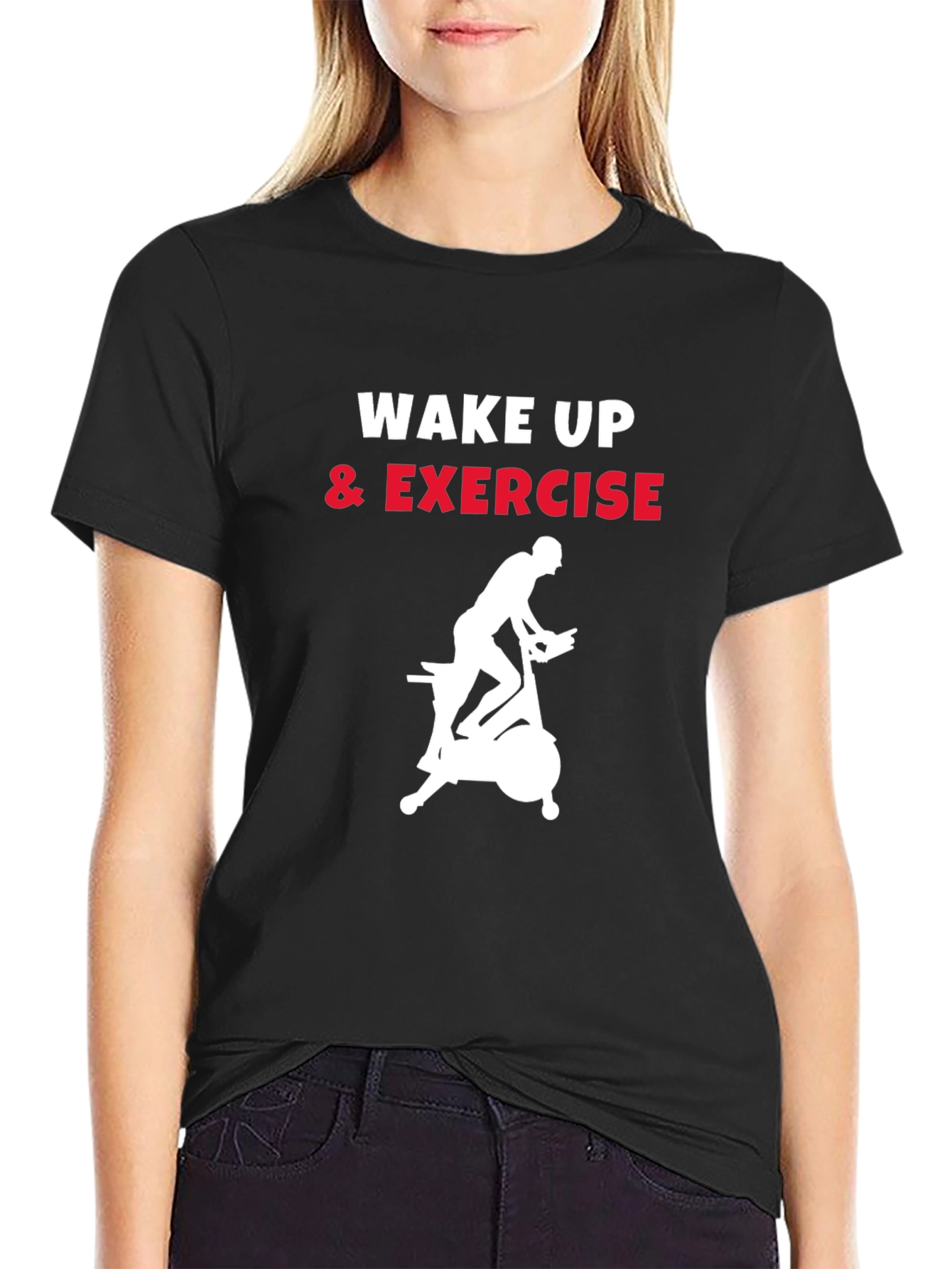 Wake Up and Exercise Graphic T-Shirt