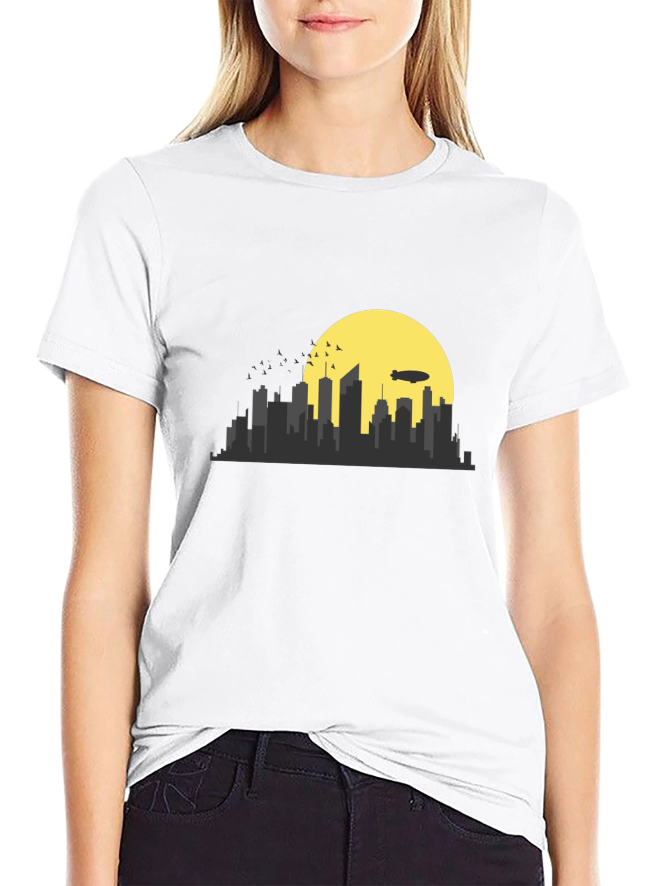 Cityscape Graphic Tee - Stylish Urban Design