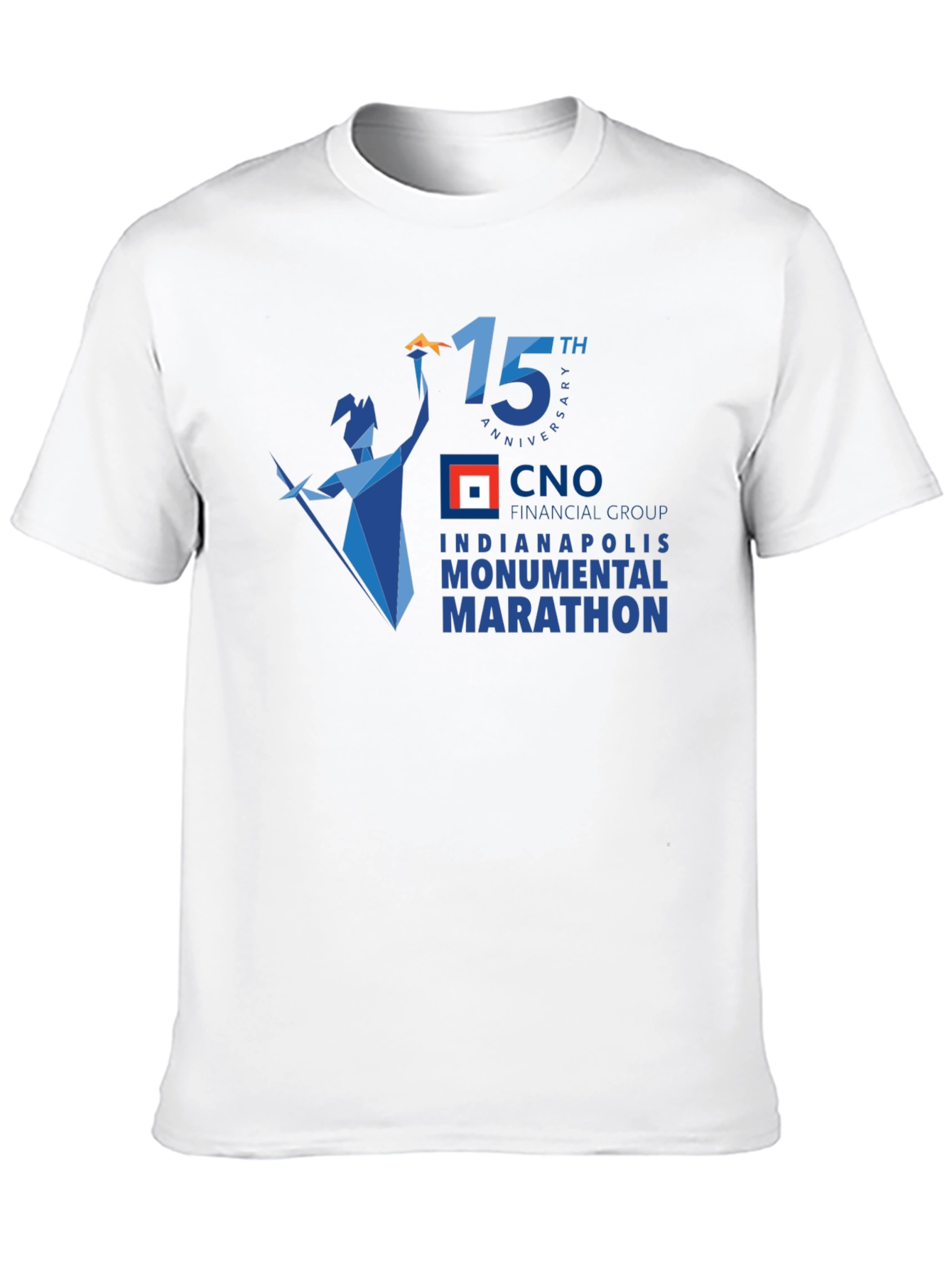 CNO Indianapolis Monumental Marathon 15th Anniversary Black T-Shirt