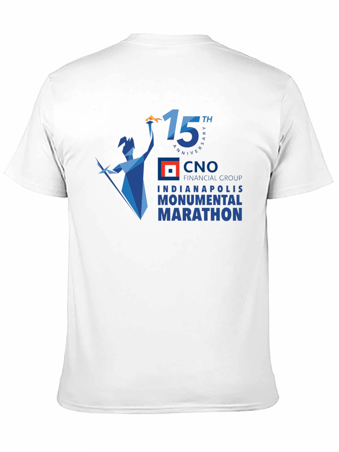 CNO Indianapolis Monumental Marathon 15th Anniversary Black T-Shirt