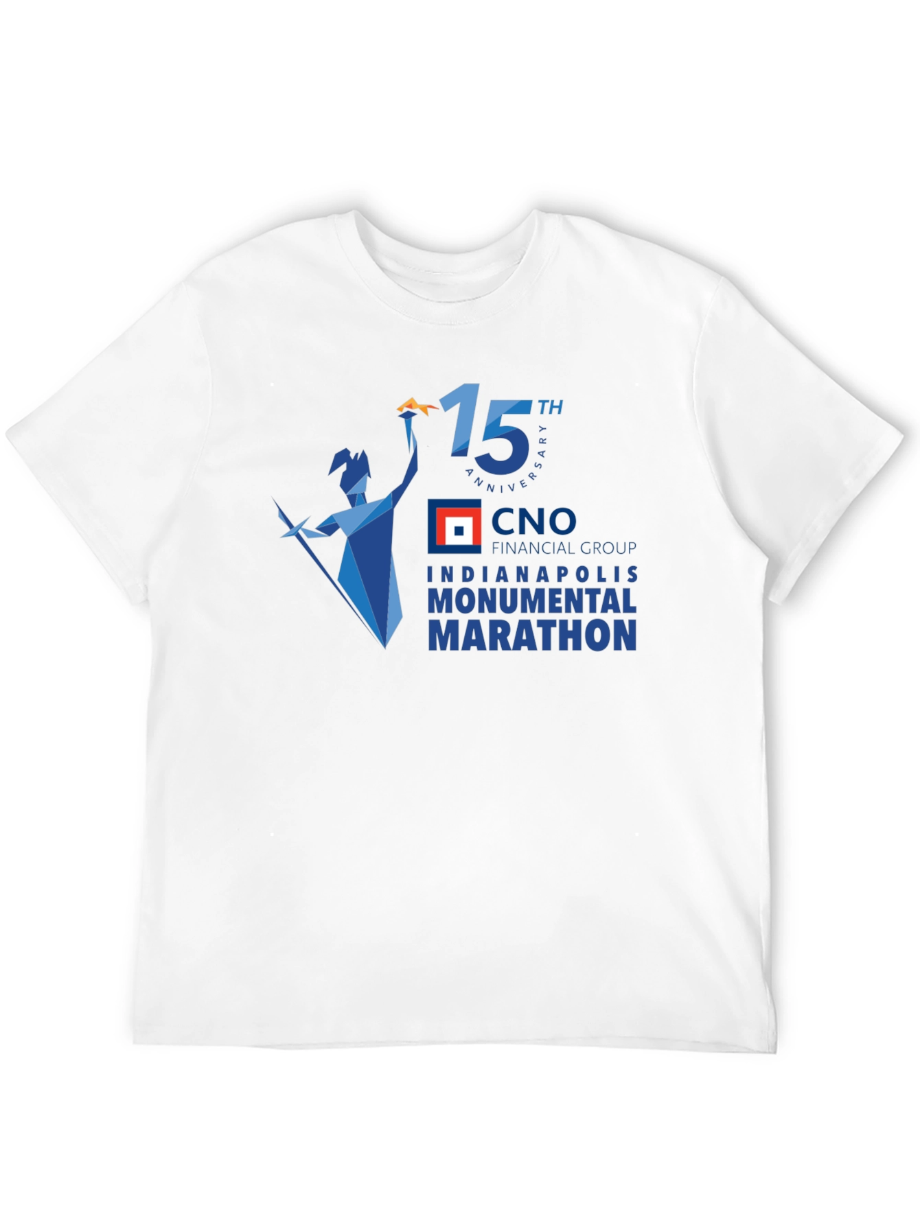 CNO Indianapolis Monumental Marathon 15th Anniversary Black T-Shirt