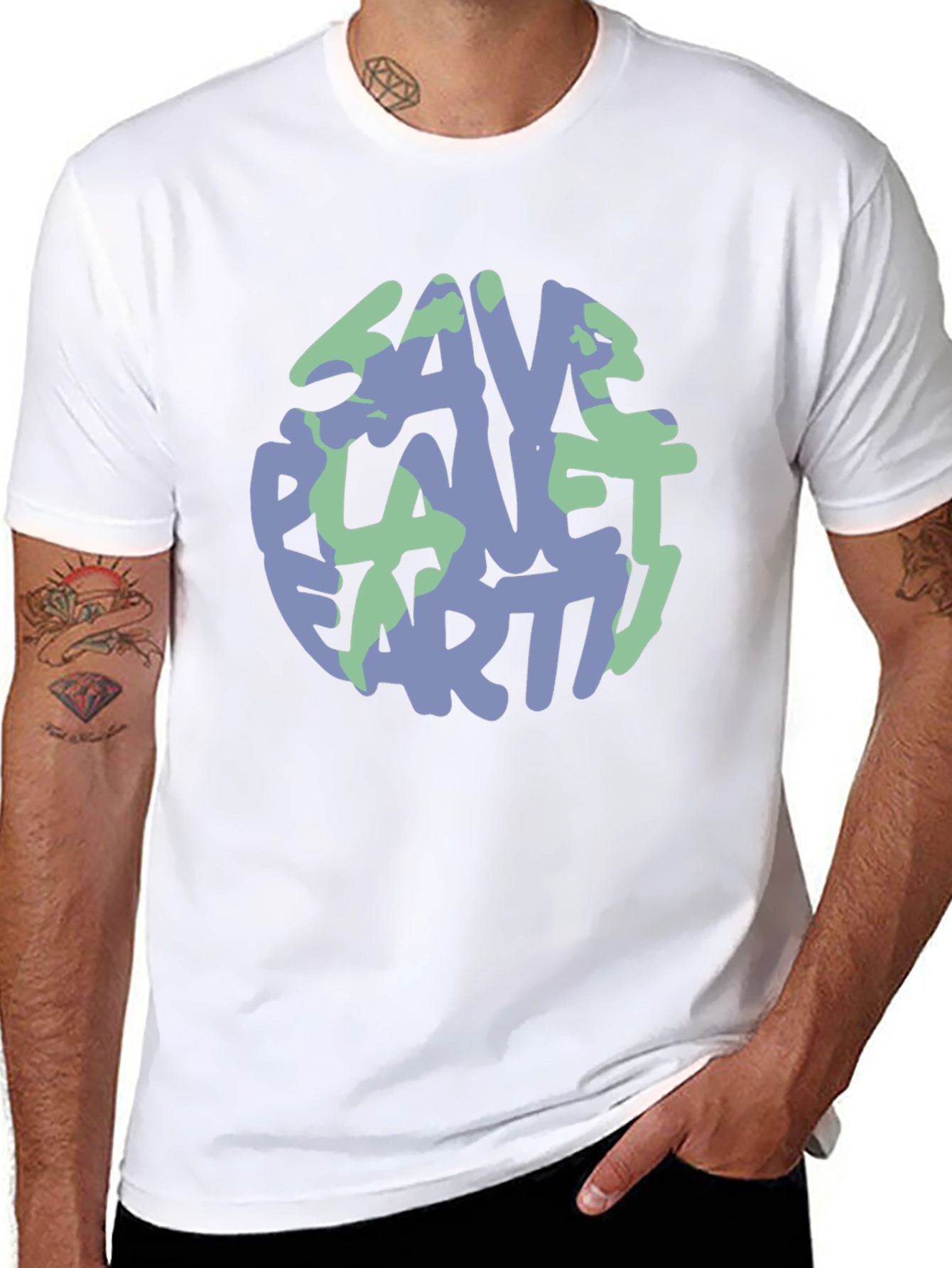 Save Planet Earth Graphic T-Shirt