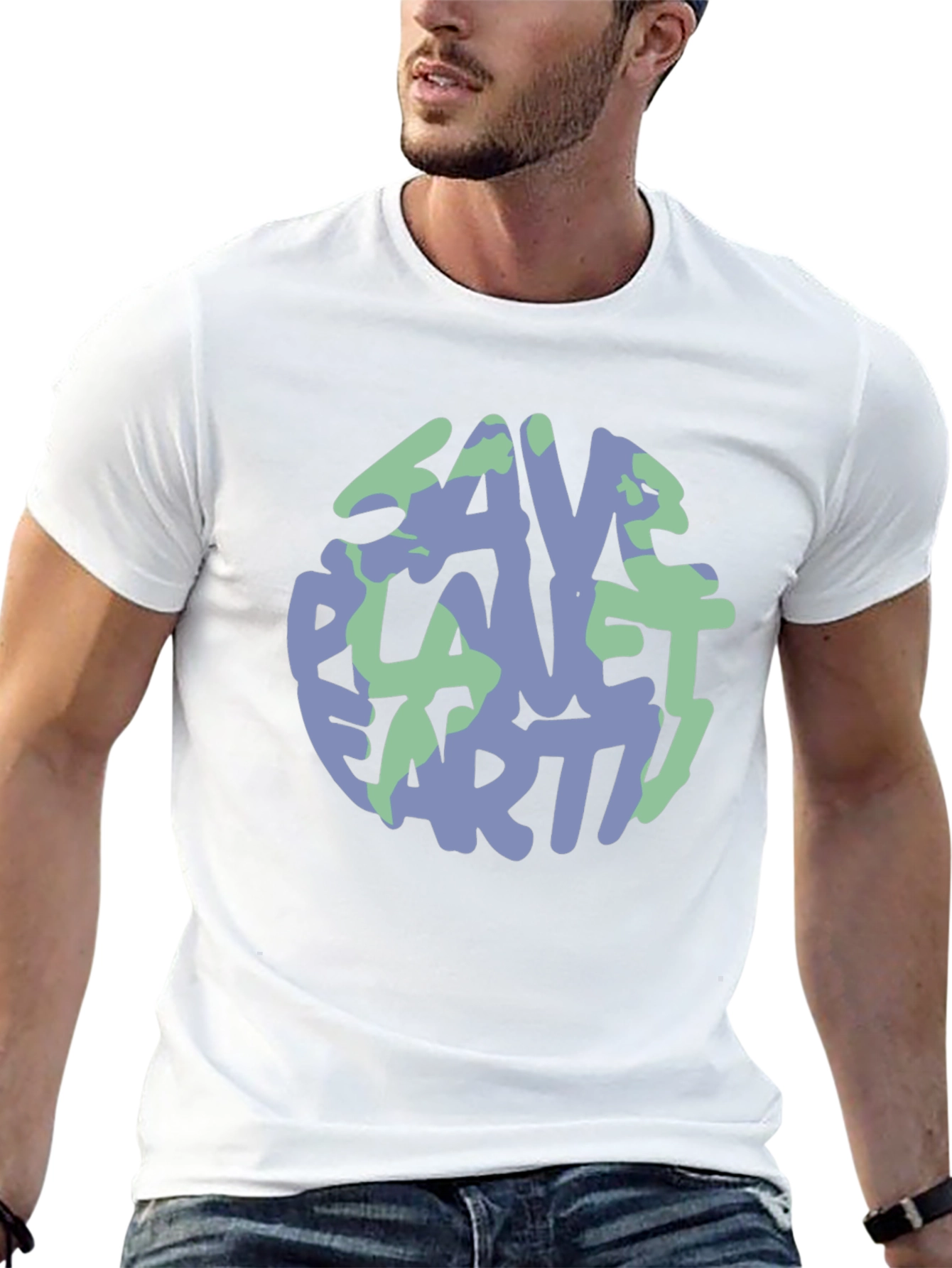 Save Planet Earth Graphic T-Shirt