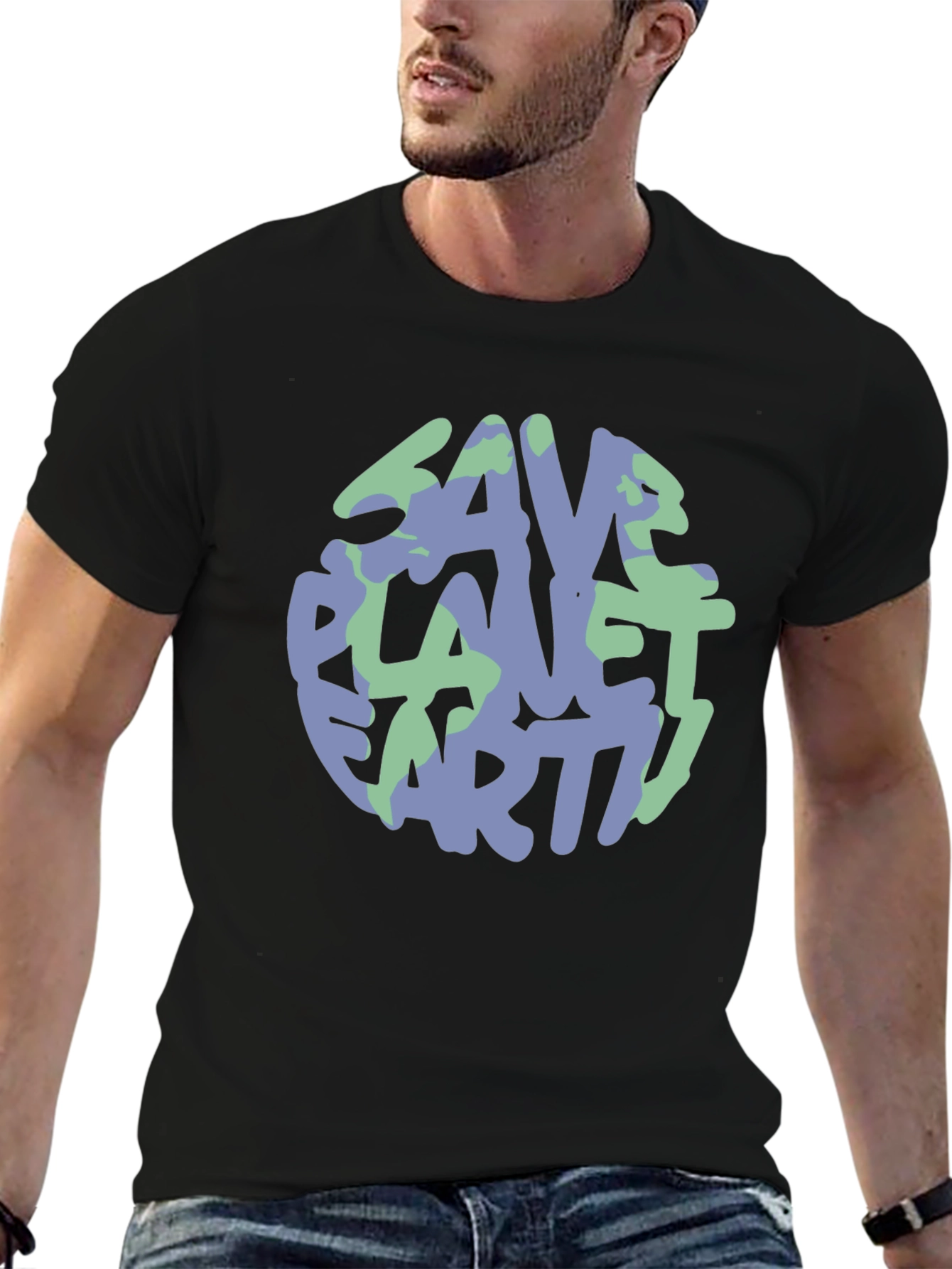 Save Planet Earth Graphic T-Shirt