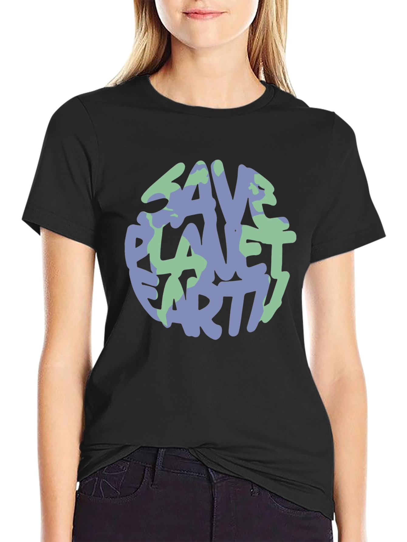 Save Planet Earth Graphic T-Shirt