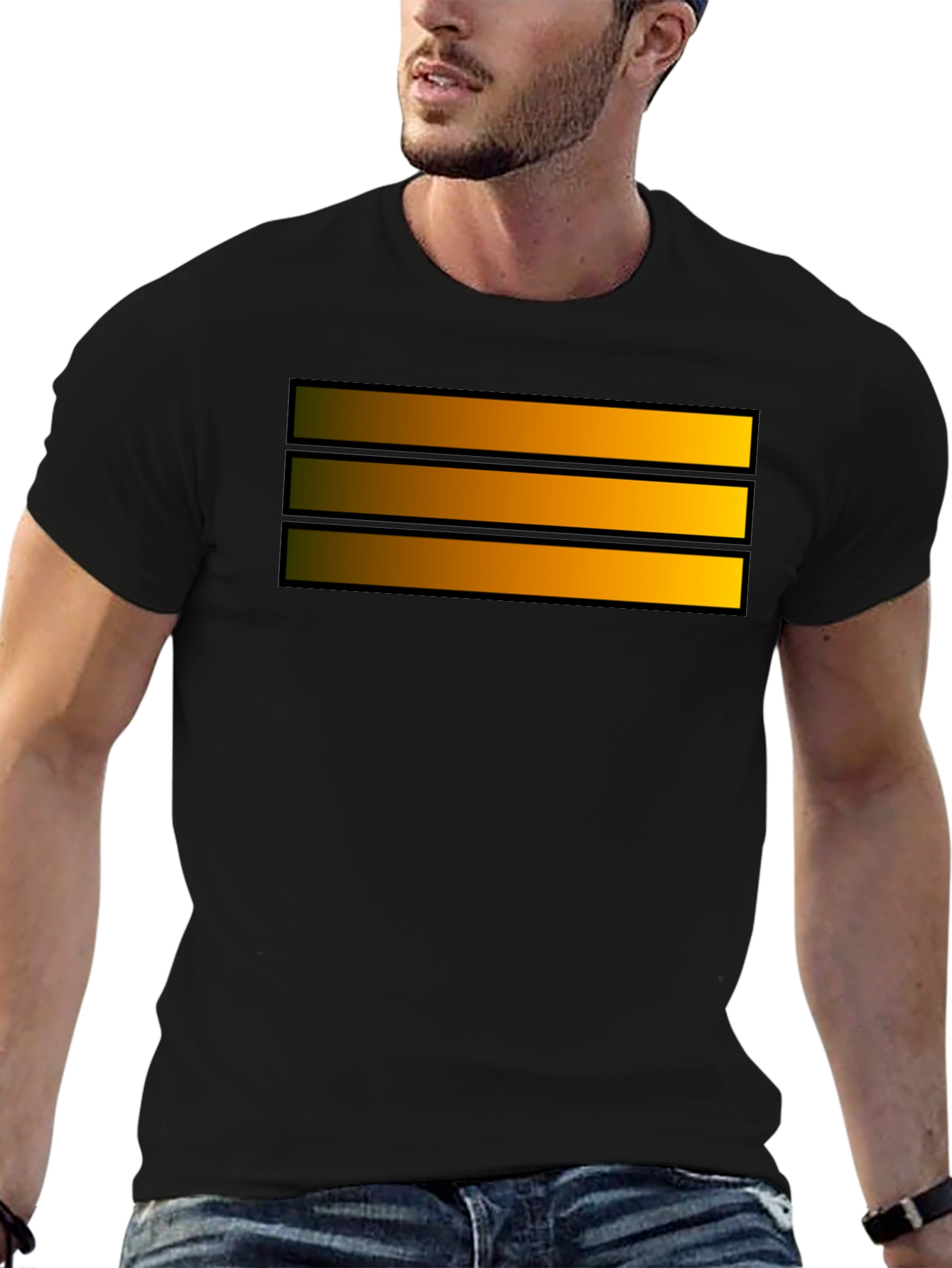 Striped Graphic Tee - Casual Style