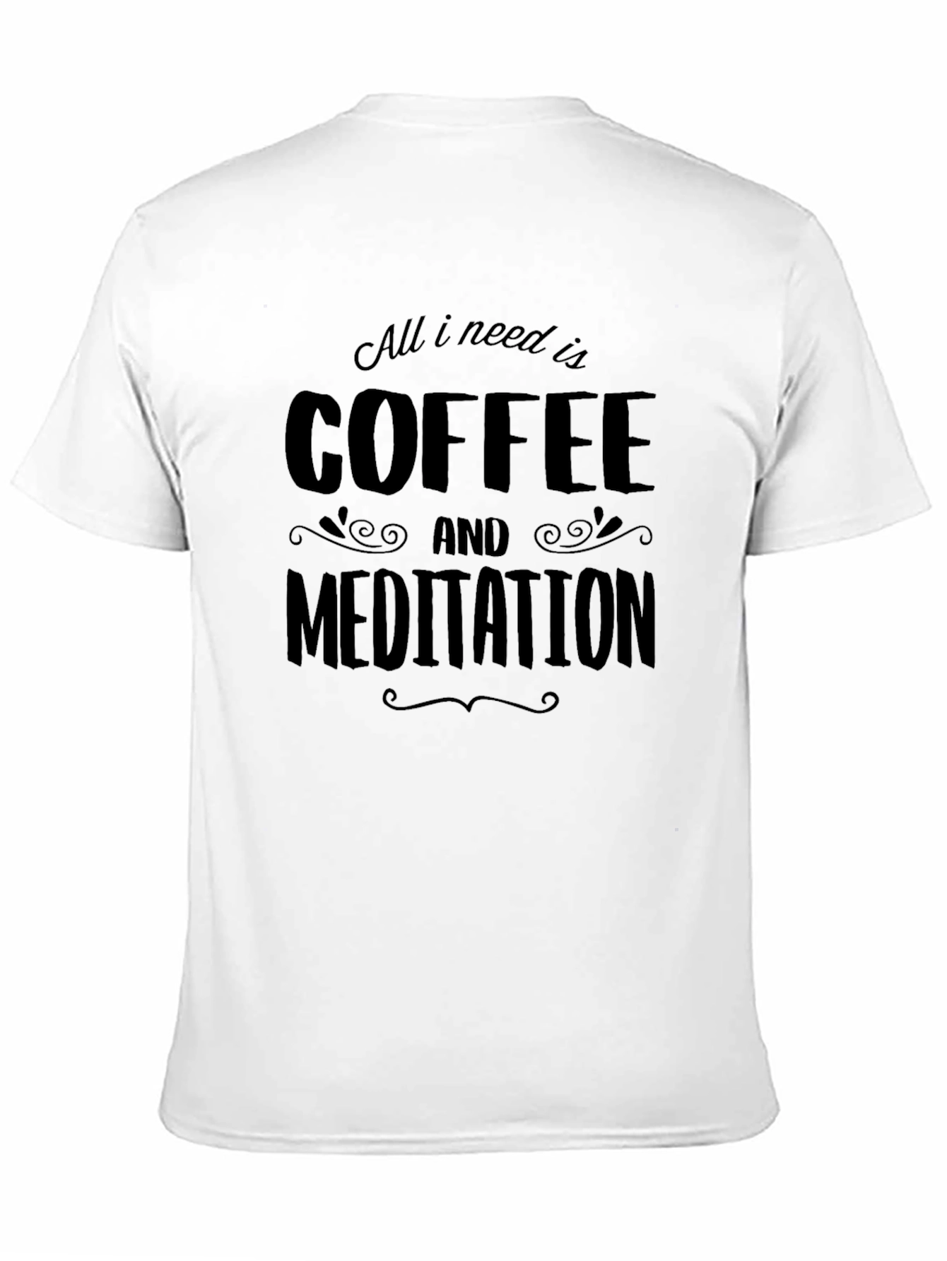 Coffee and Meditation Graphic T-Shirt