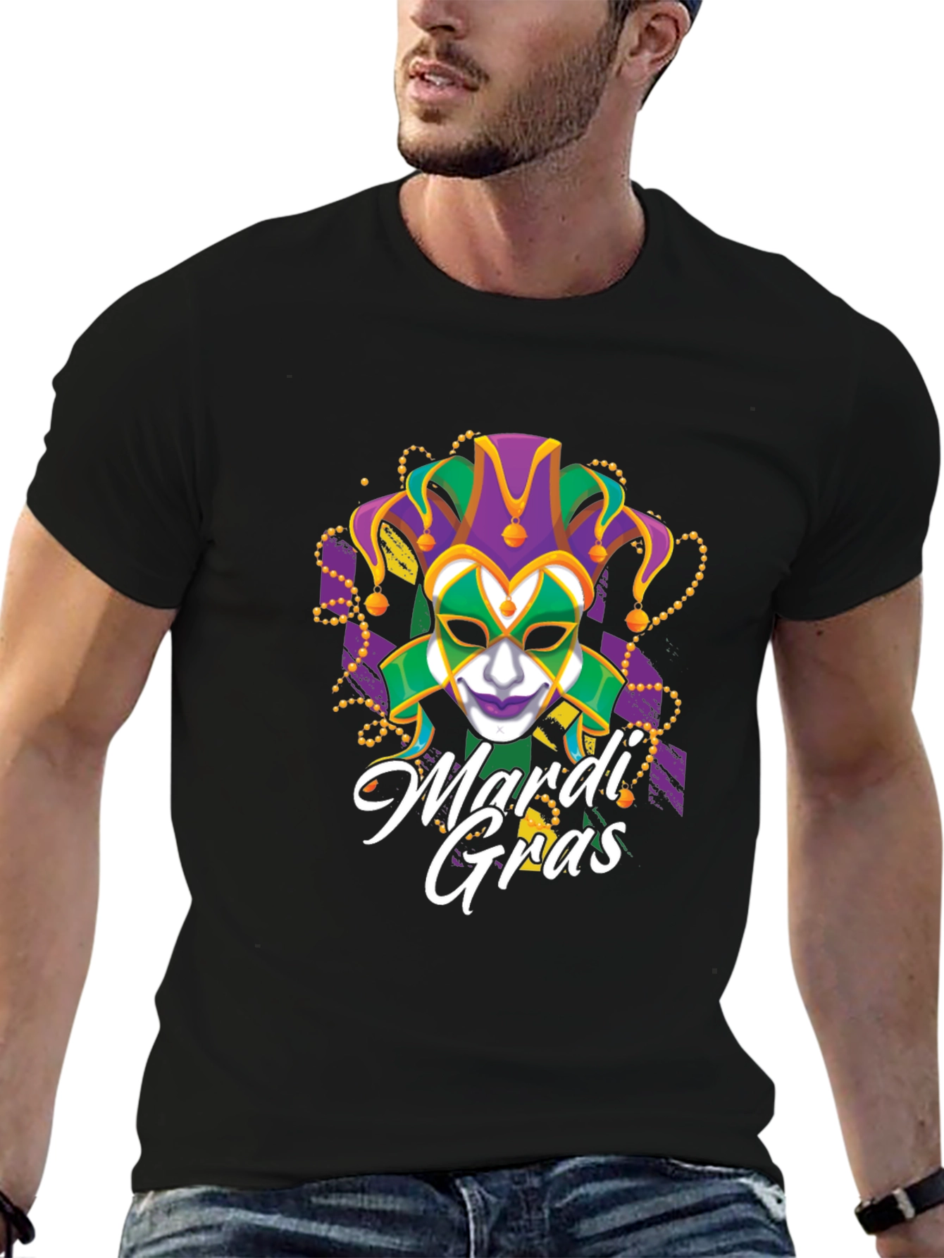 Mardi Gras Mask T-Shirt