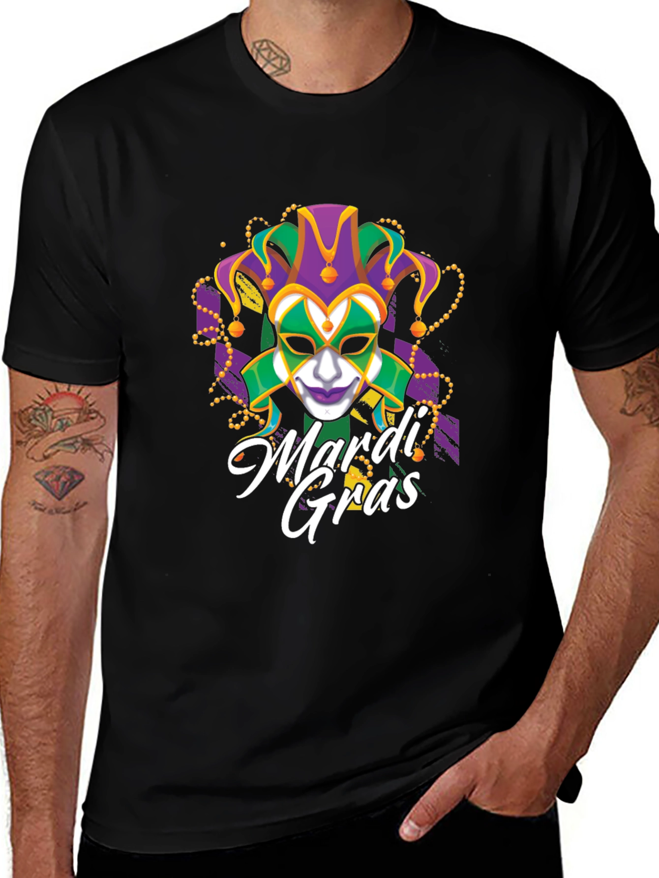 Mardi Gras Mask T-Shirt